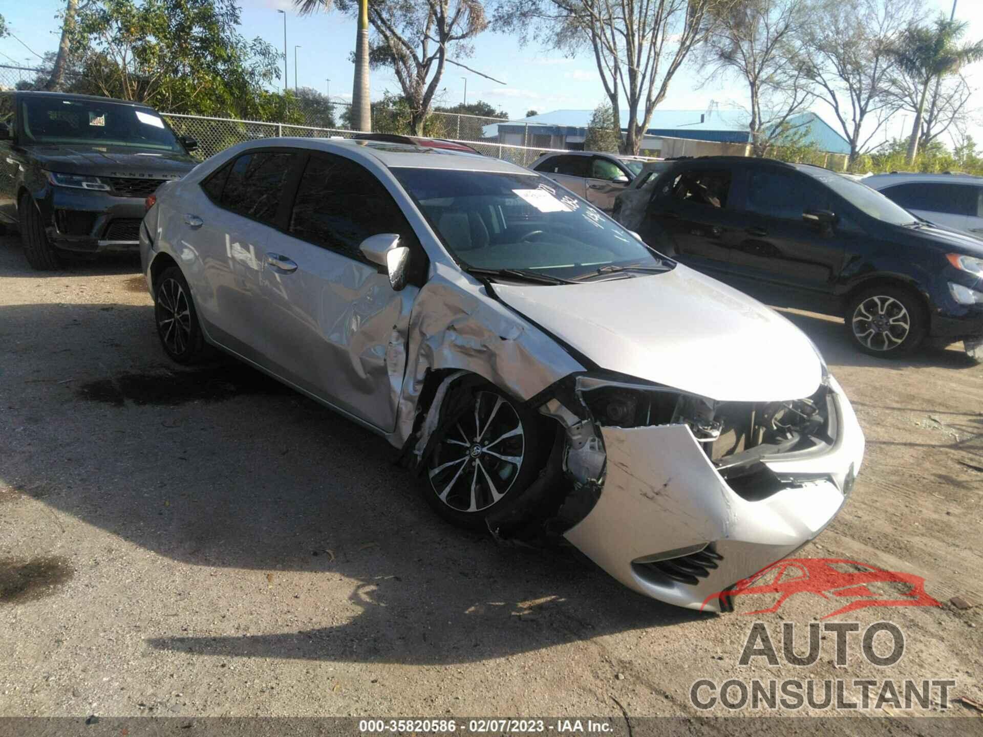 TOYOTA COROLLA 2019 - 5YFBURHE8KP887082