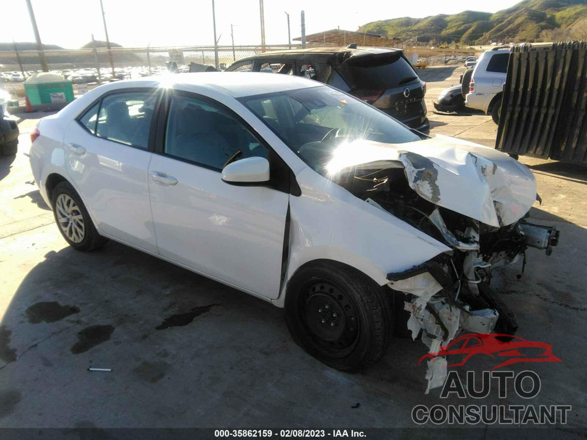 TOYOTA COROLLA 2019 - 2T1BURHE0KC166092