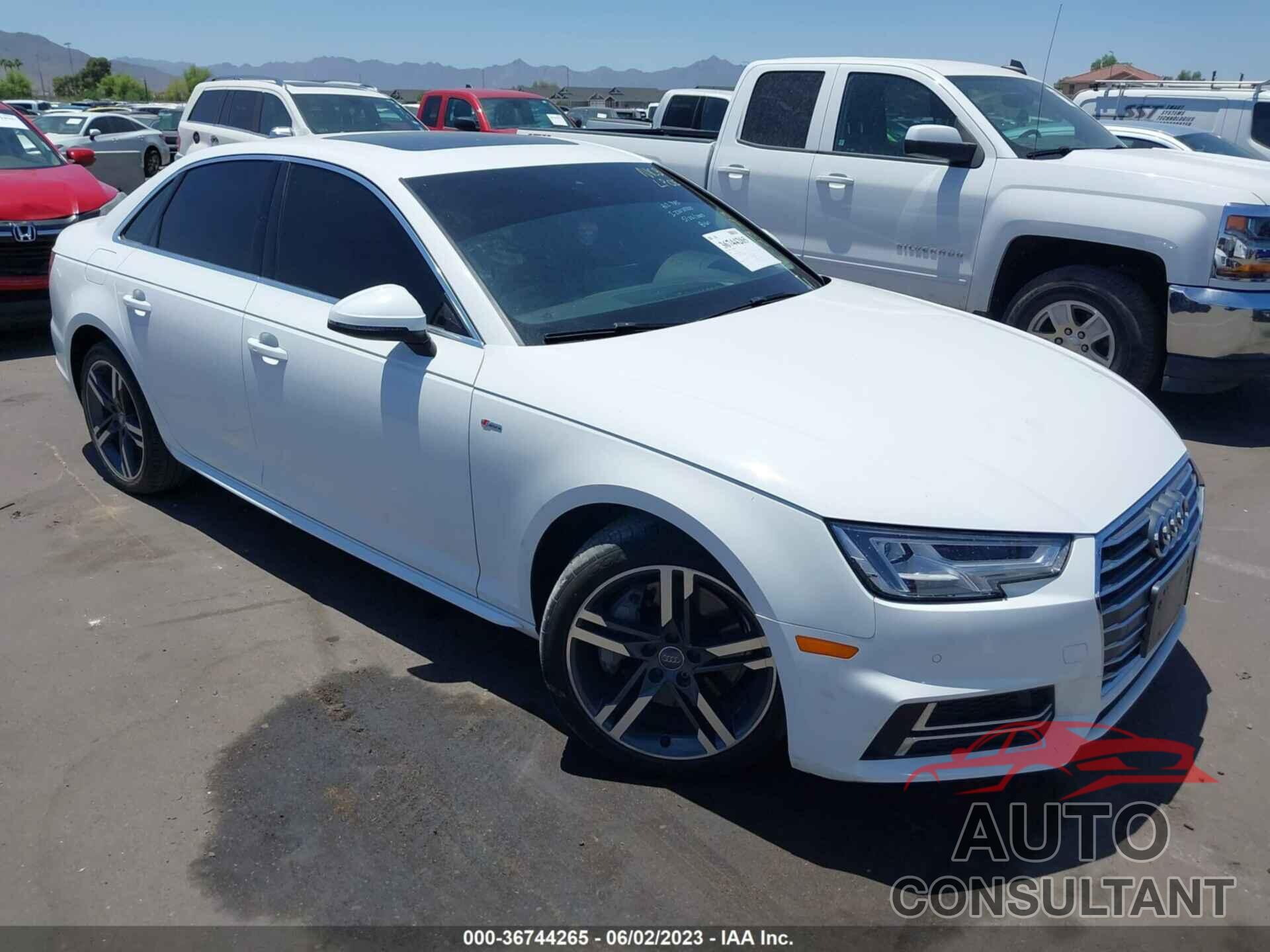 AUDI A4 2017 - WAULNAF43HN009544