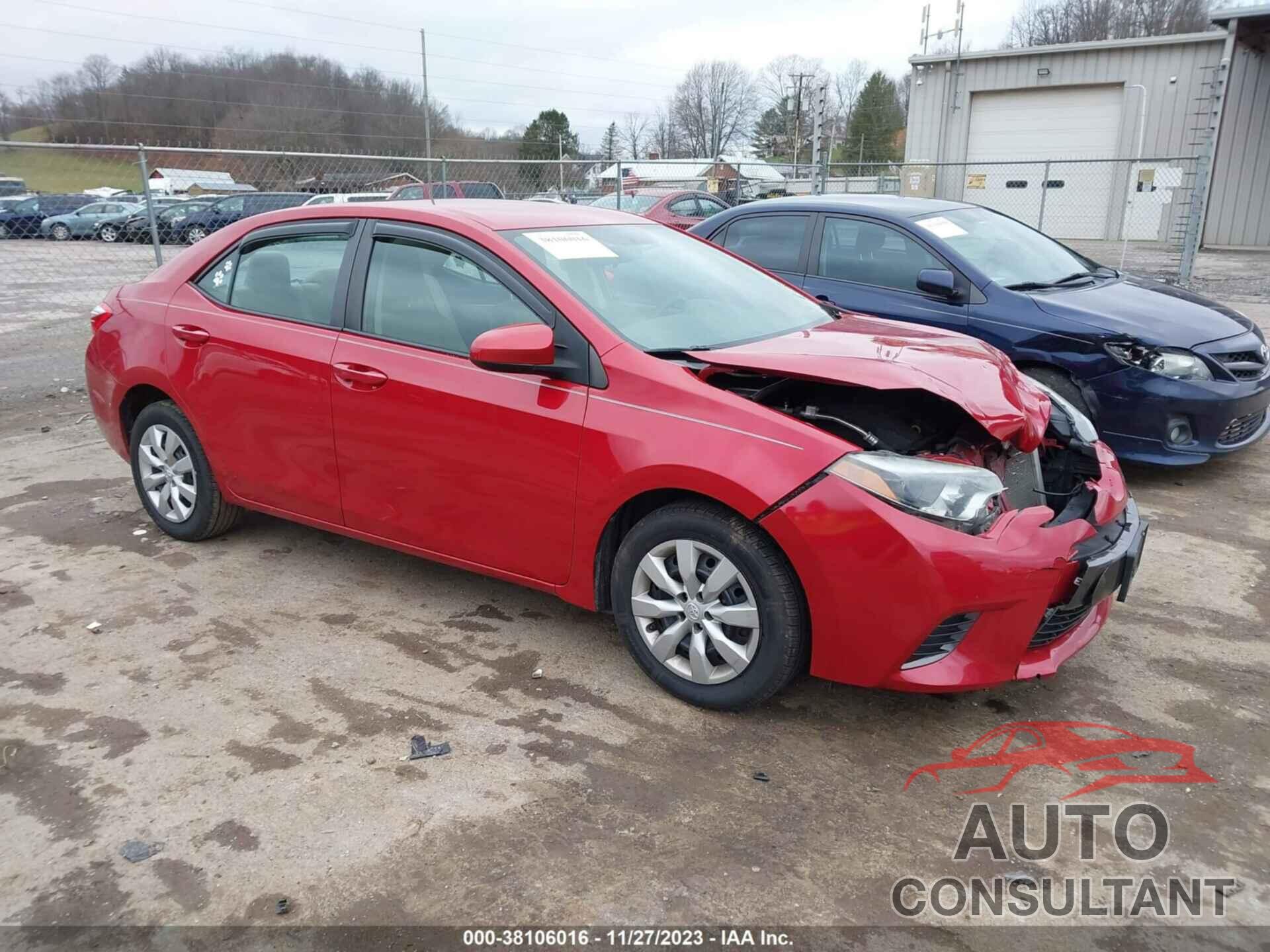 TOYOTA COROLLA 2016 - 2T1BURHE0GC518837