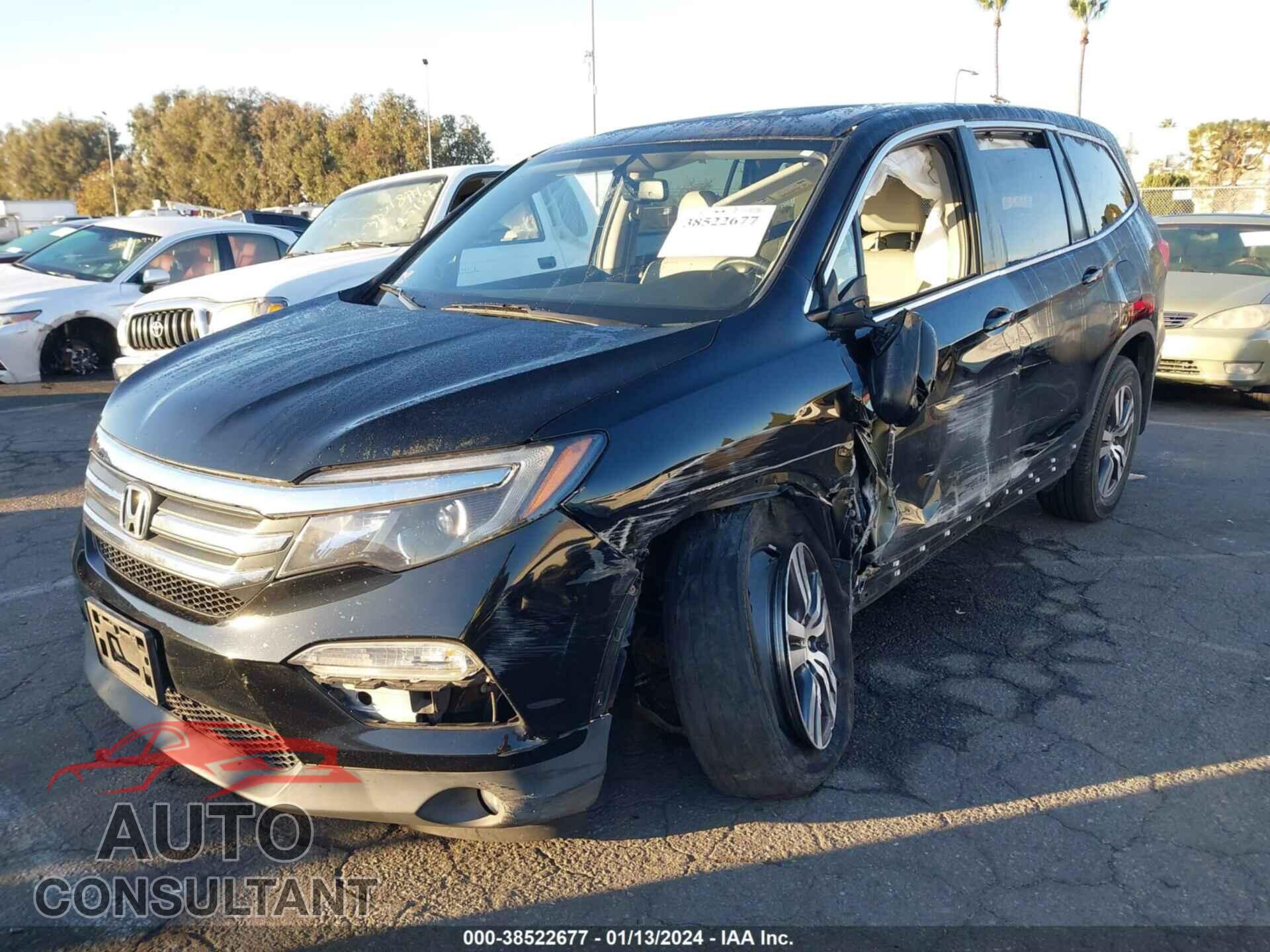 HONDA PILOT 2017 - 5FNYF5H83HB003612