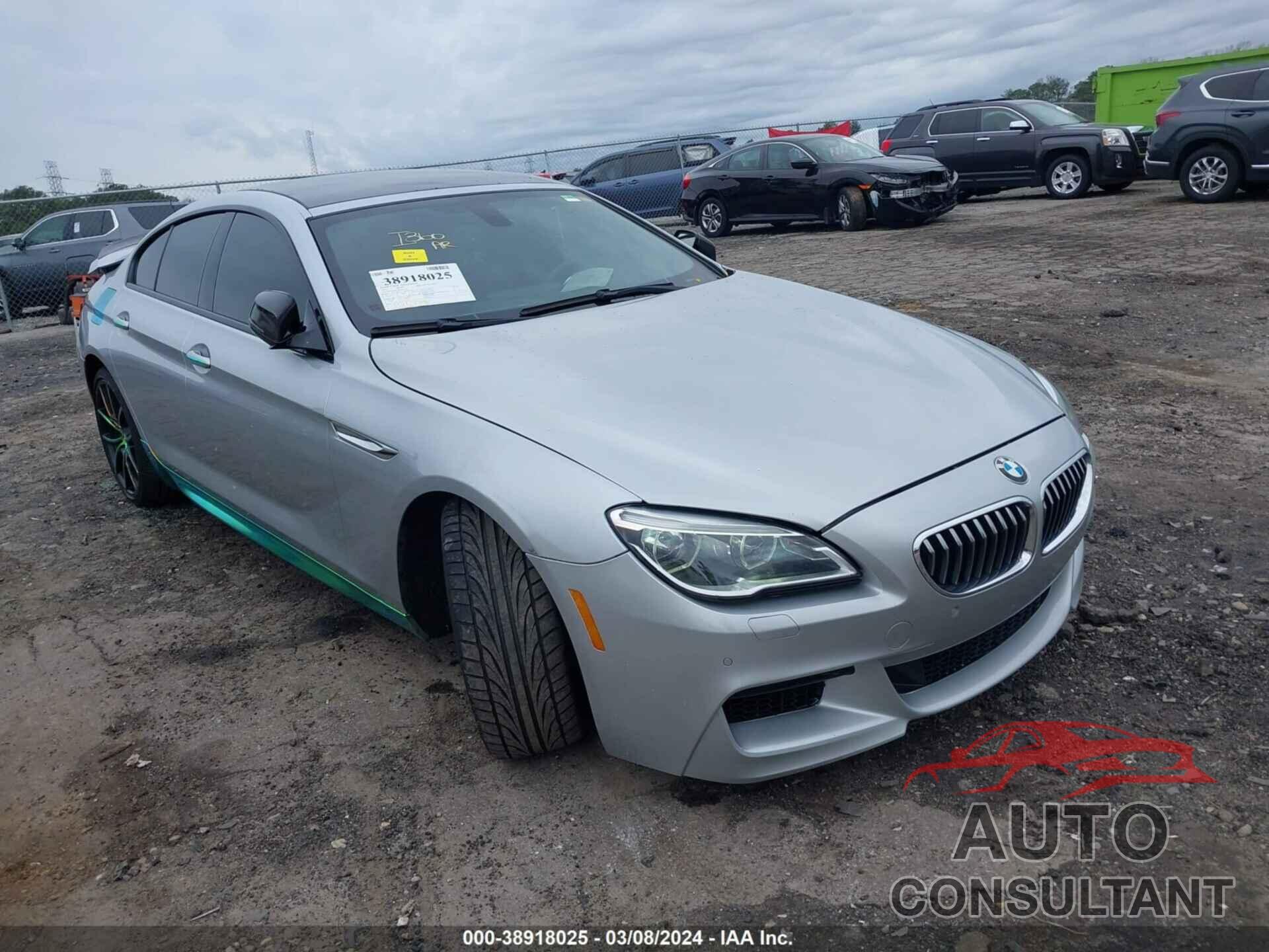 BMW 640I GRAN COUPE 2017 - WBA6D0C58HG639538