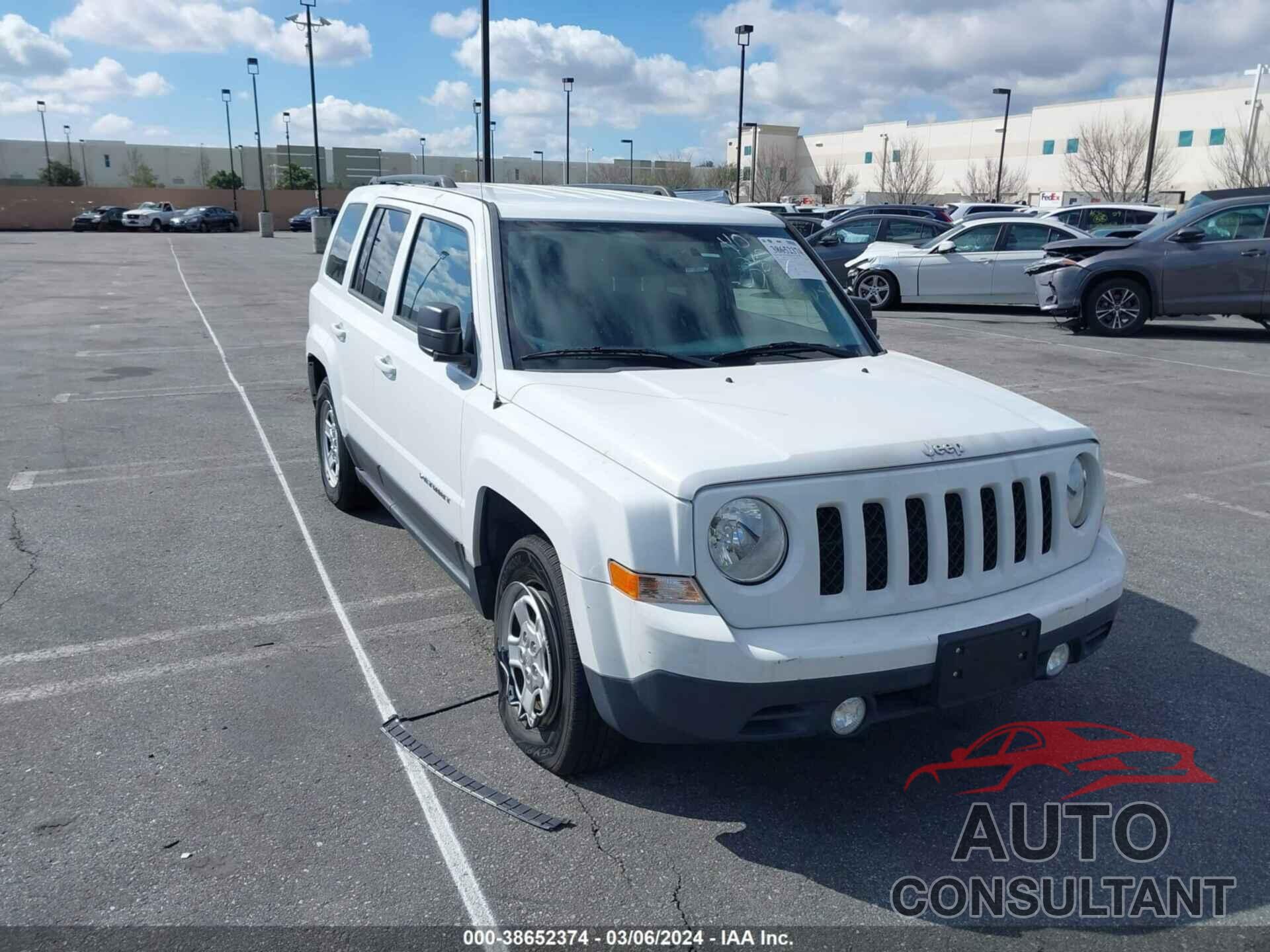 JEEP PATRIOT 2016 - 1C4NJPBA8GD655740