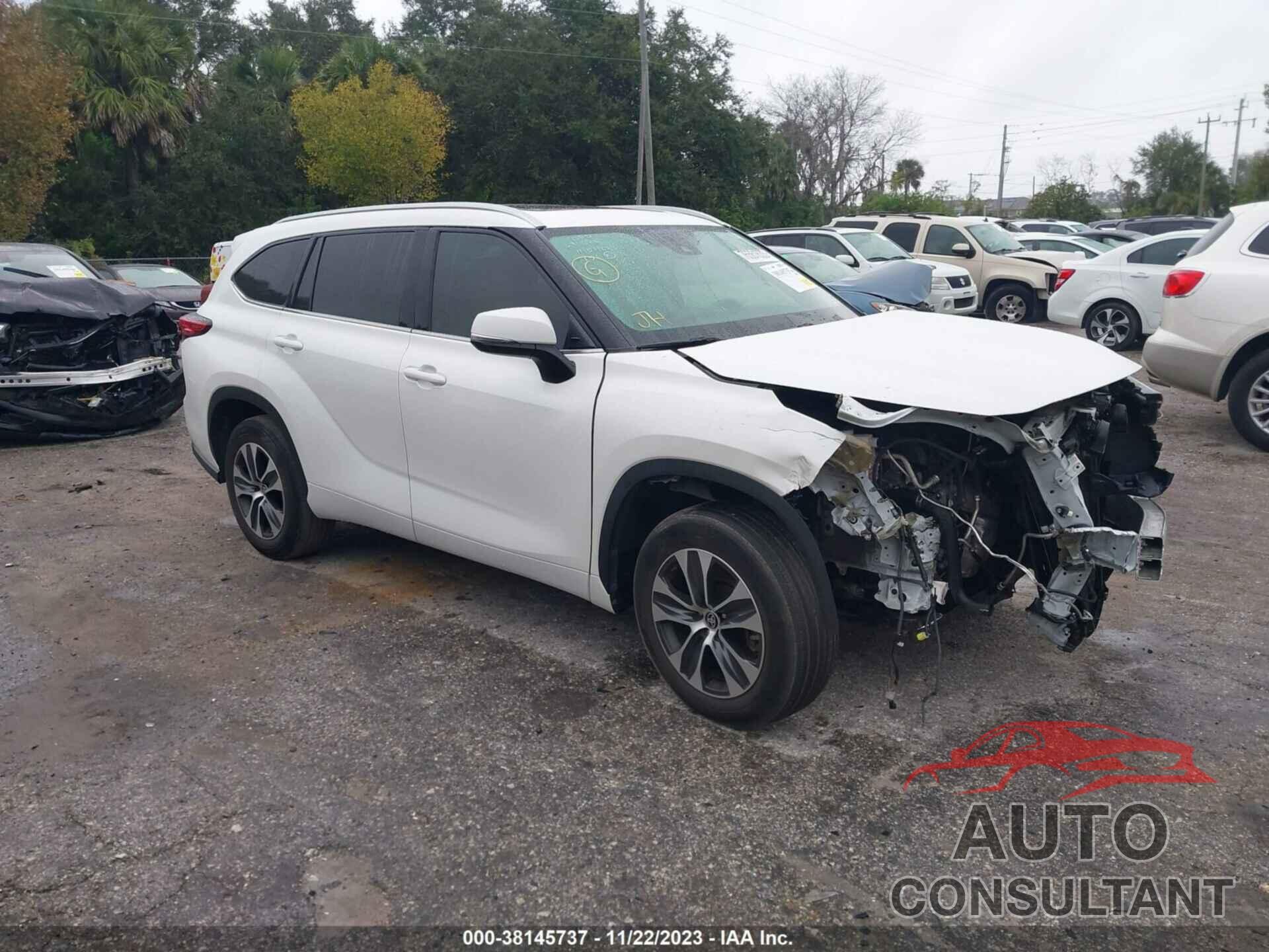 TOYOTA HIGHLANDER 2021 - 5TDGZRAH8MS031710