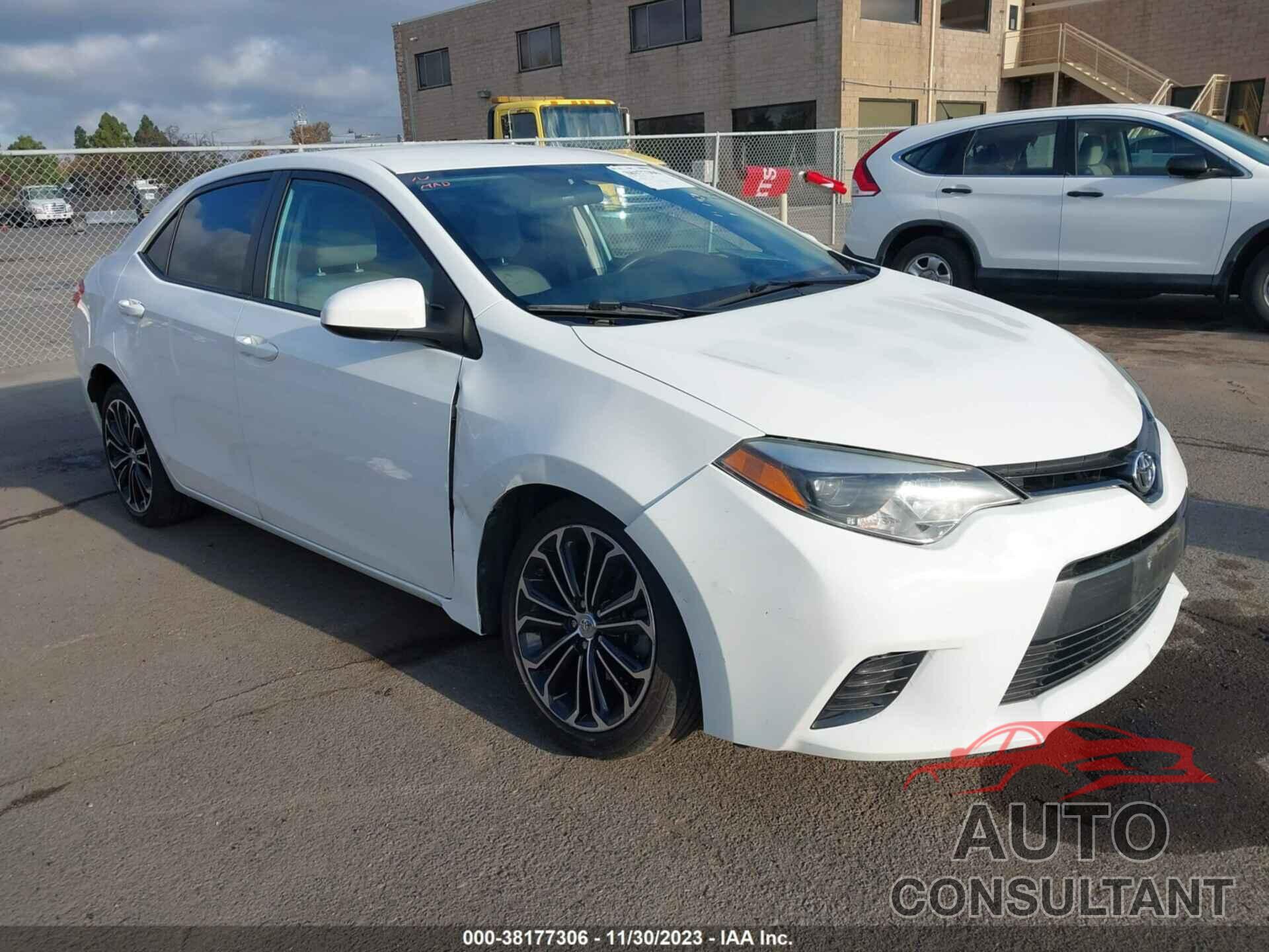 TOYOTA COROLLA 2016 - 5YFBURHE7GP372906
