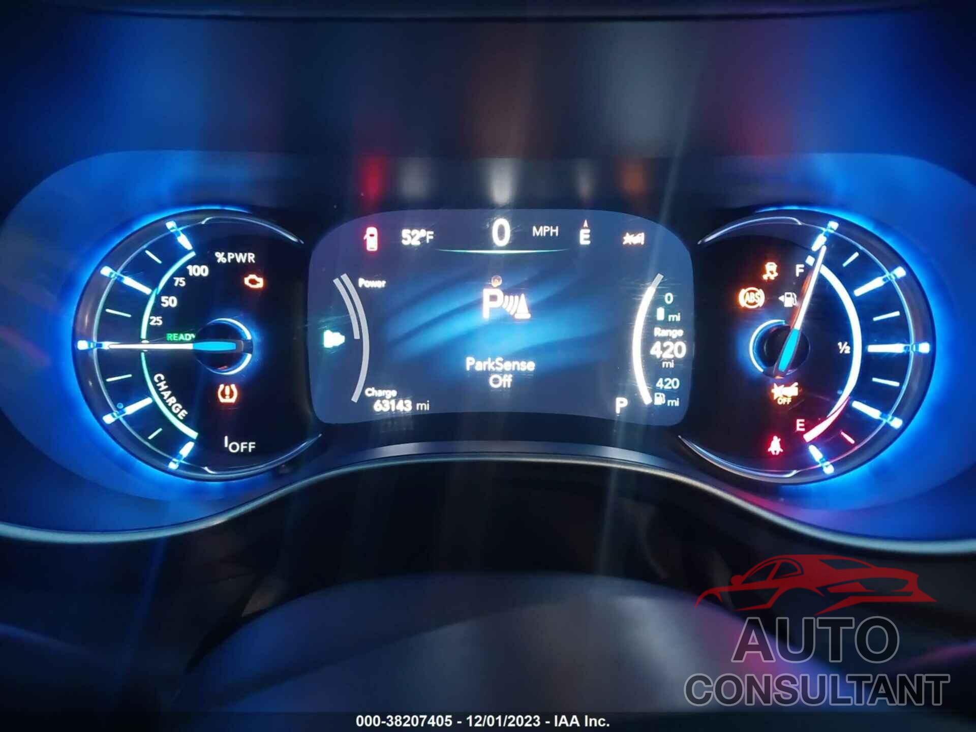 CHRYSLER PACIFICA HYBRID 2021 - 2C4RC1L79MR586089