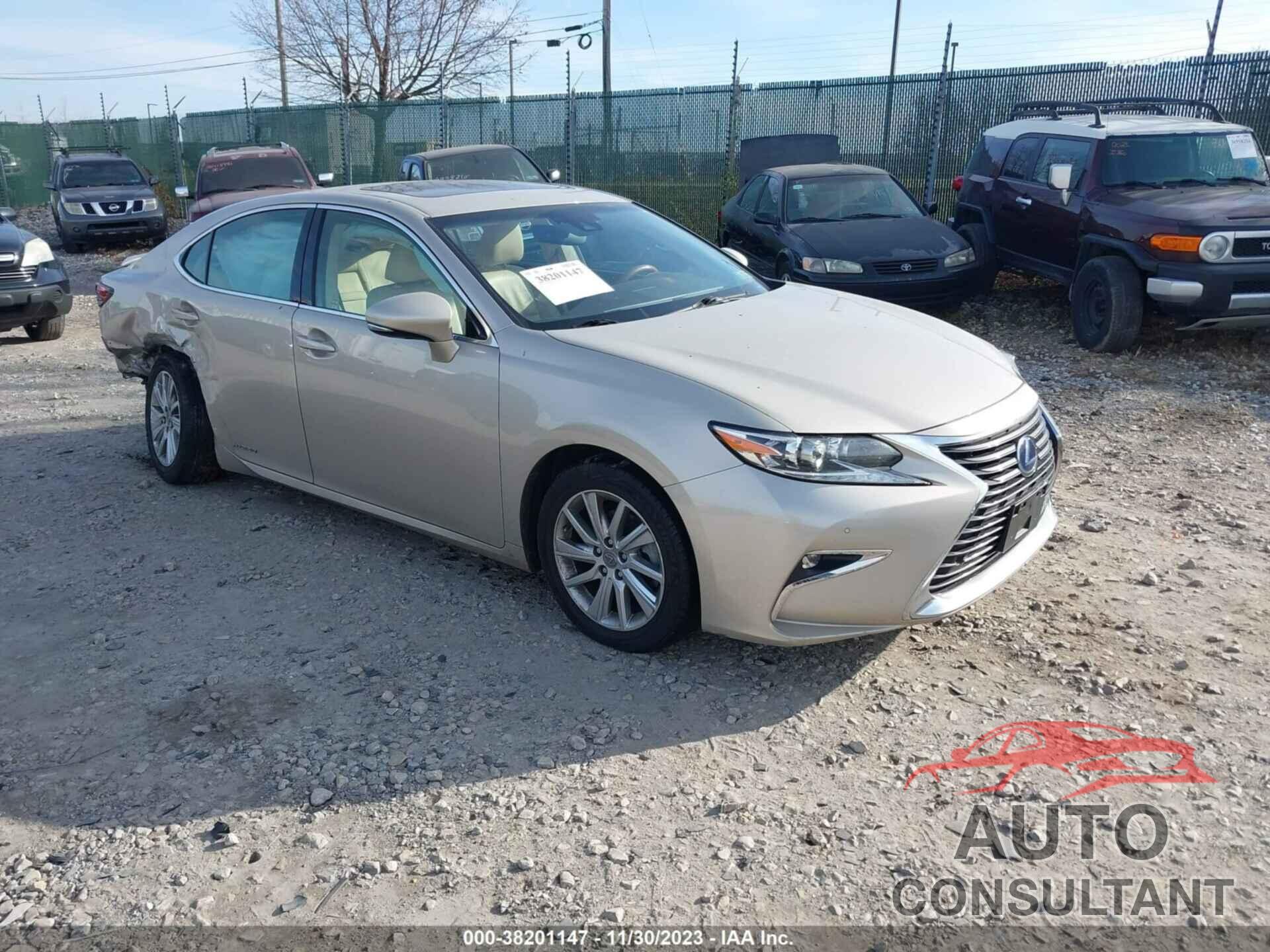 LEXUS ES 300H 2016 - JTHBW1GG6G2103923