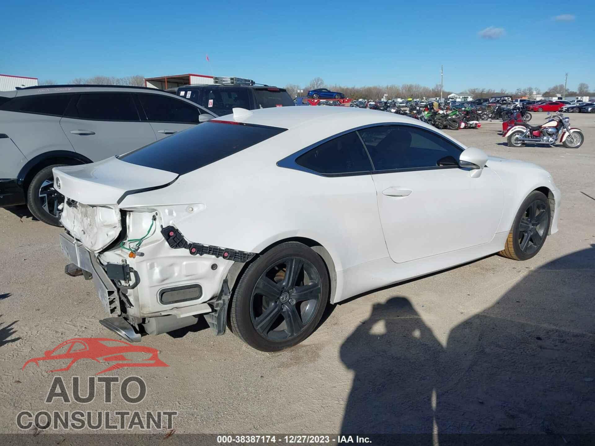 LEXUS RC 200T 2016 - JTHHA5BC5G5000513