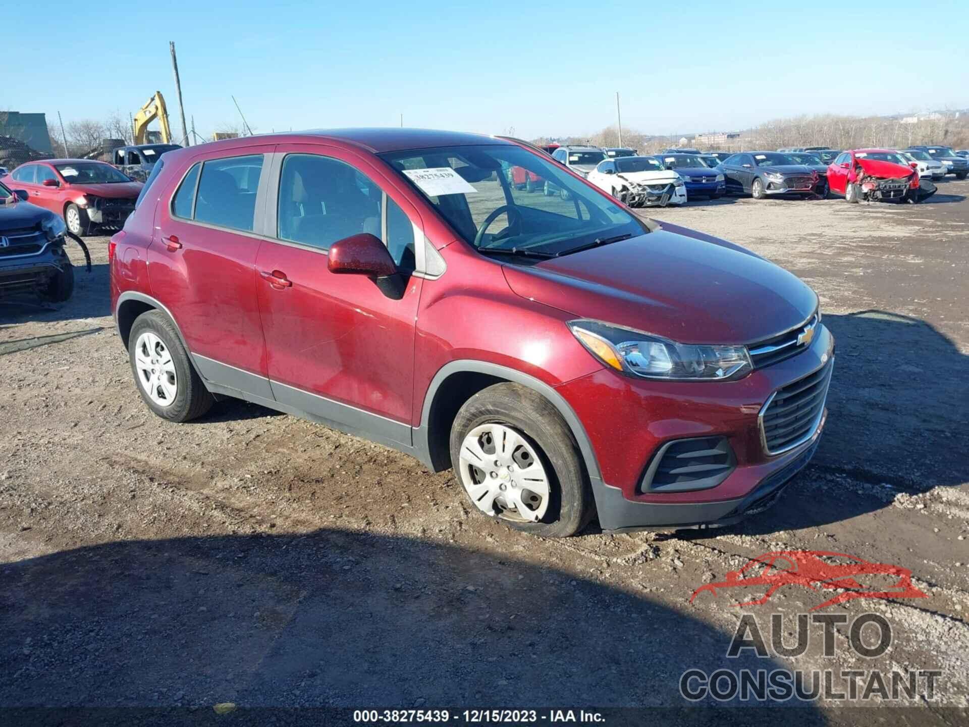 CHEVROLET TRAX 2017 - 3GNCJKSB4HL275803