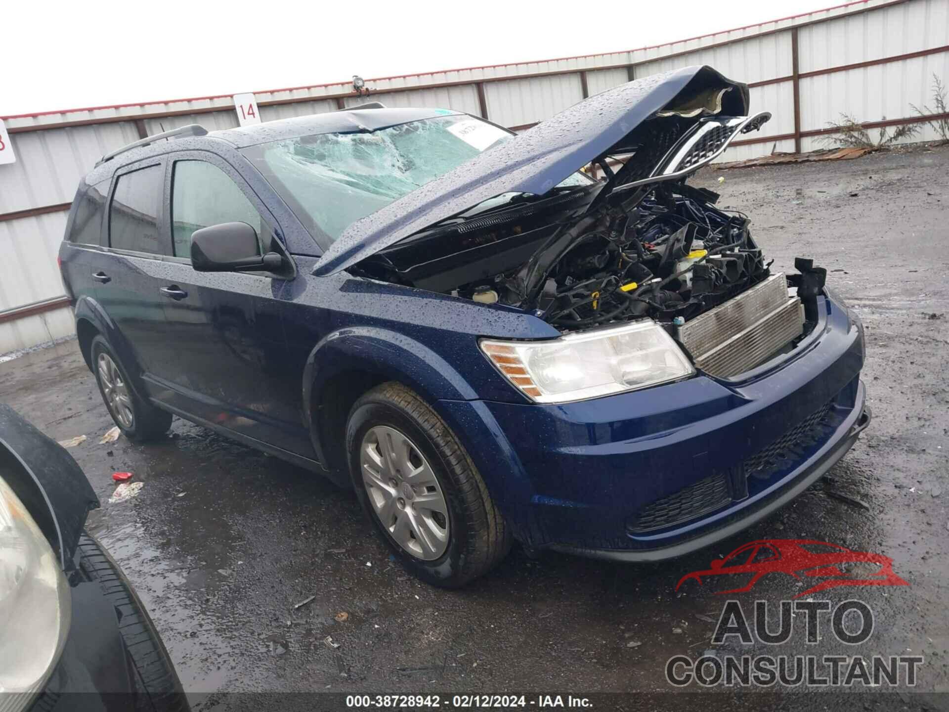 DODGE JOURNEY 2018 - 3C4PDCAB3JT495822
