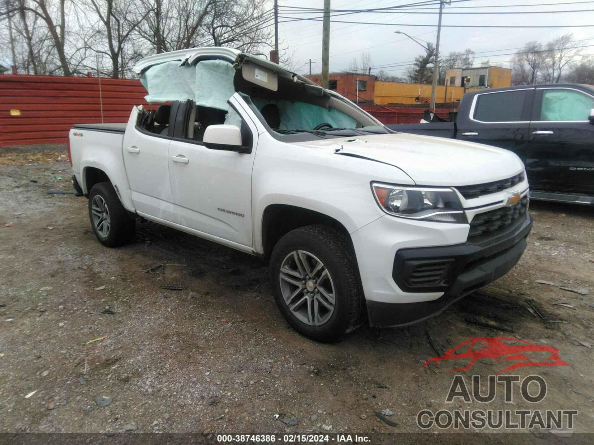 CHEVROLET COLORADO 2022 - 1GCGTBEN6N1177790