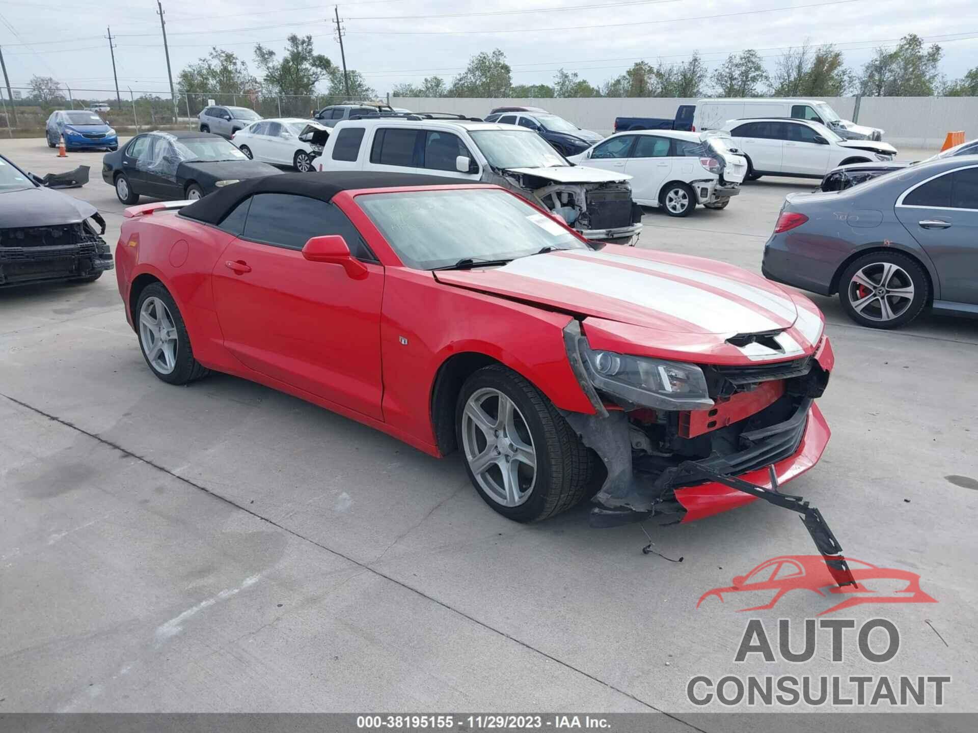 CHEVROLET CAMARO 2016 - 1G1FB3DS8G0183071