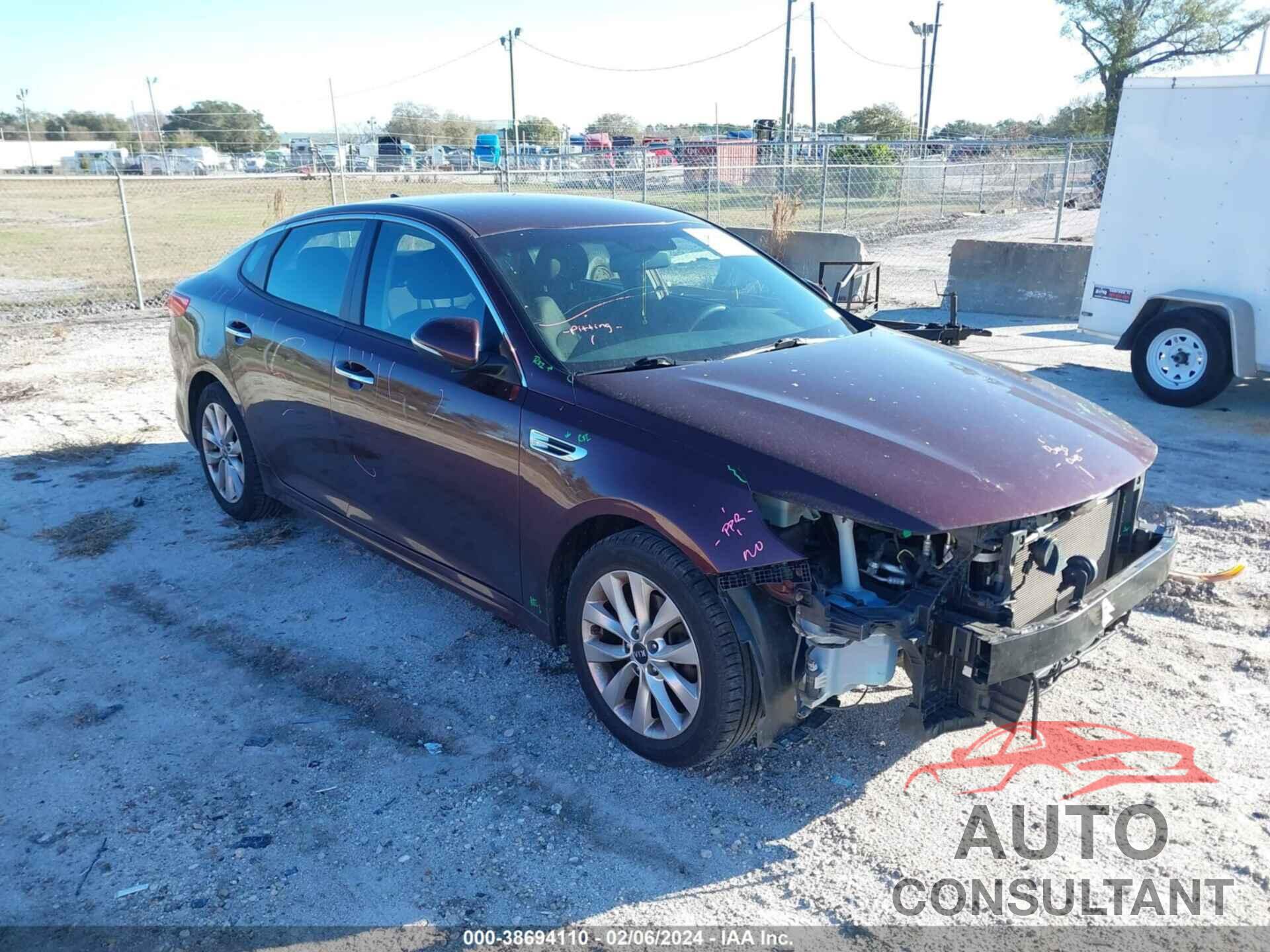 KIA OPTIMA 2018 - 5XXGT4L35JG267329