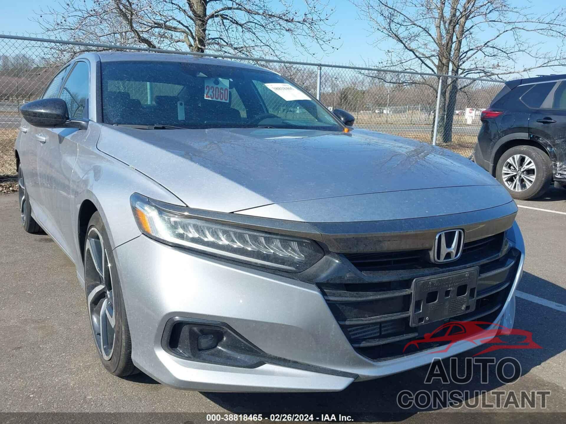 HONDA ACCORD 2022 - 1HGCV1F35NA009768