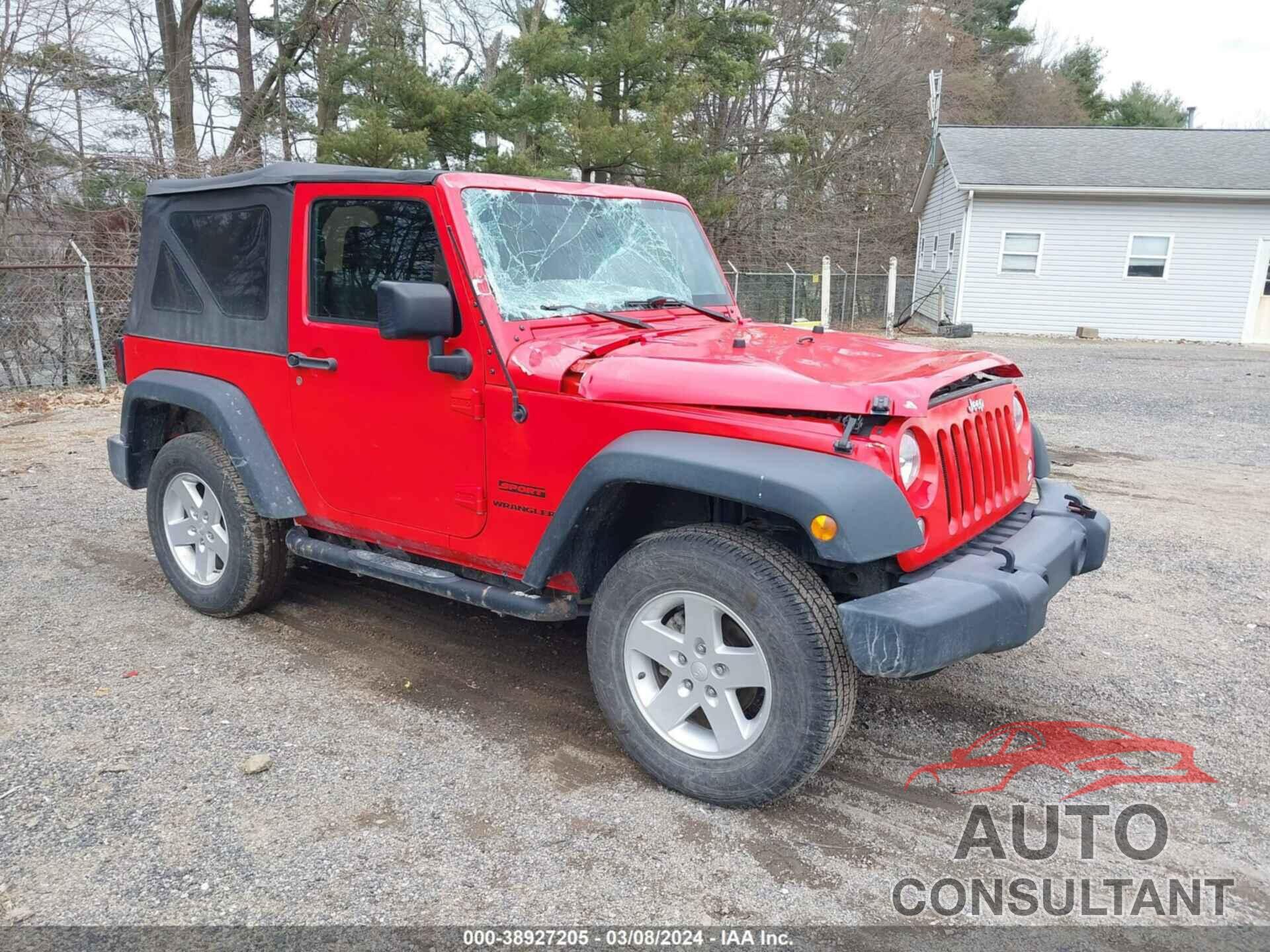 JEEP WRANGLER 2017 - 1C4AJWAG9HL568211