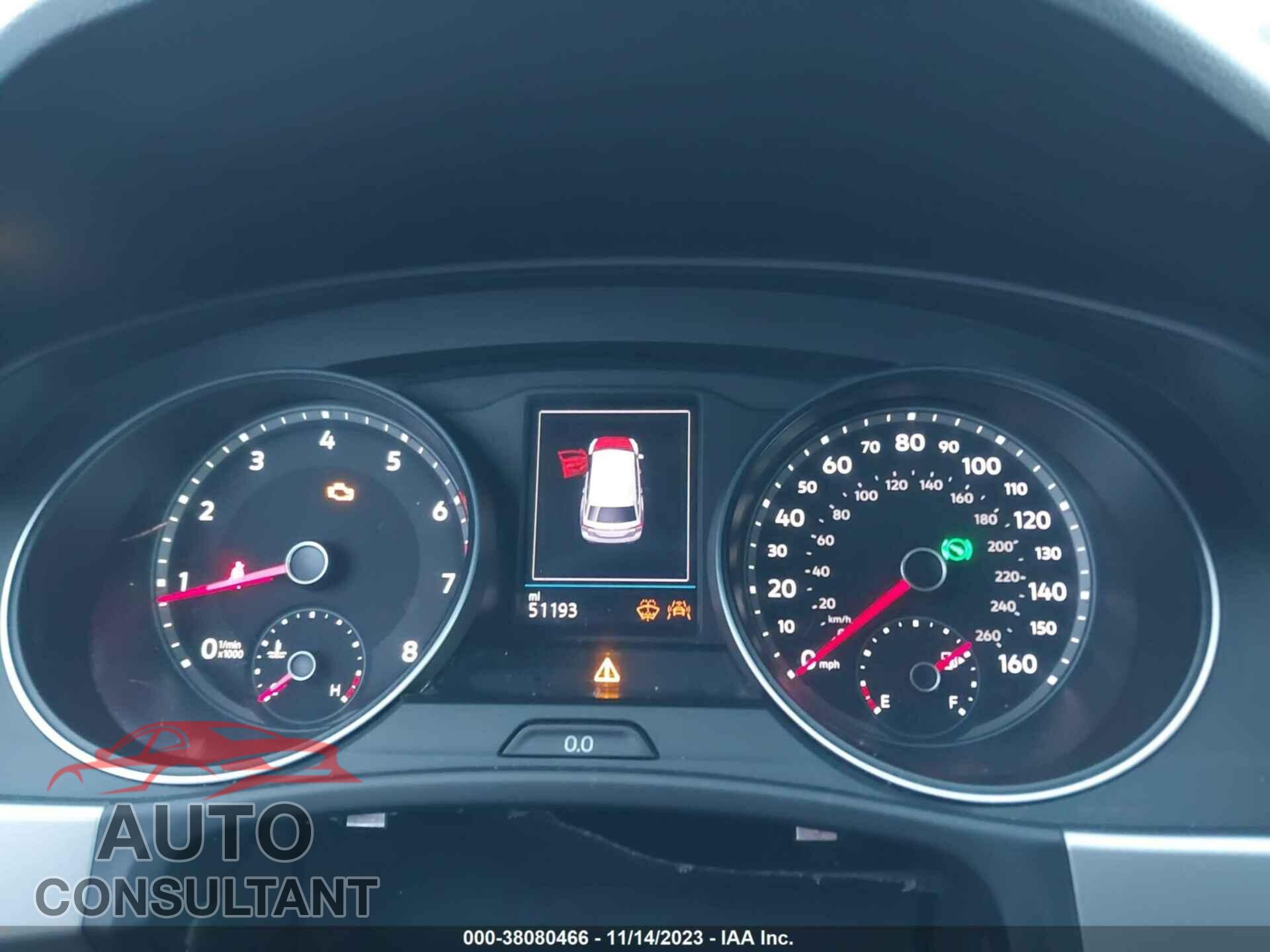 VOLKSWAGEN ATLAS 2019 - 1V2UR2CA7KC558256