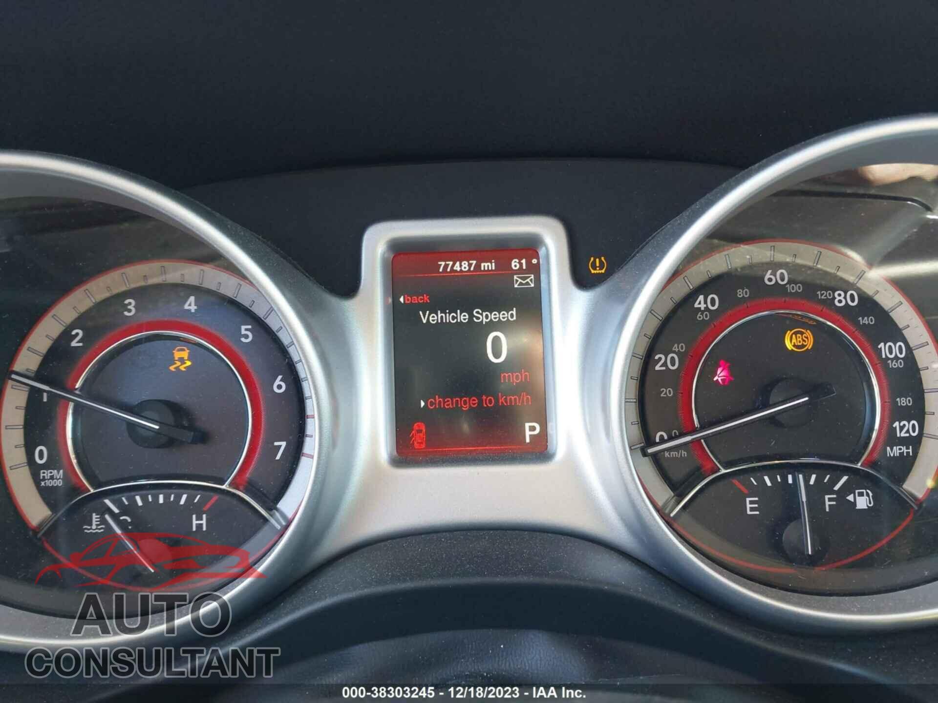 DODGE JOURNEY 2017 - 3C4PDCBB5HT564020
