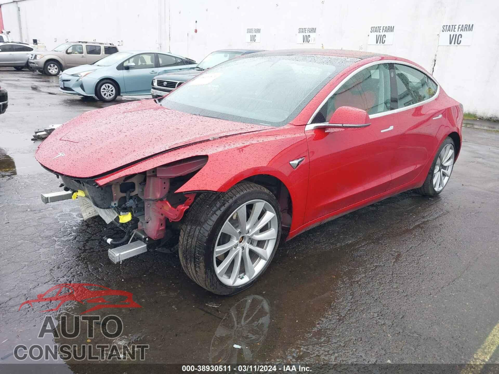 TESLA MODEL 3 2018 - 5YJ3E1EB9JF121675