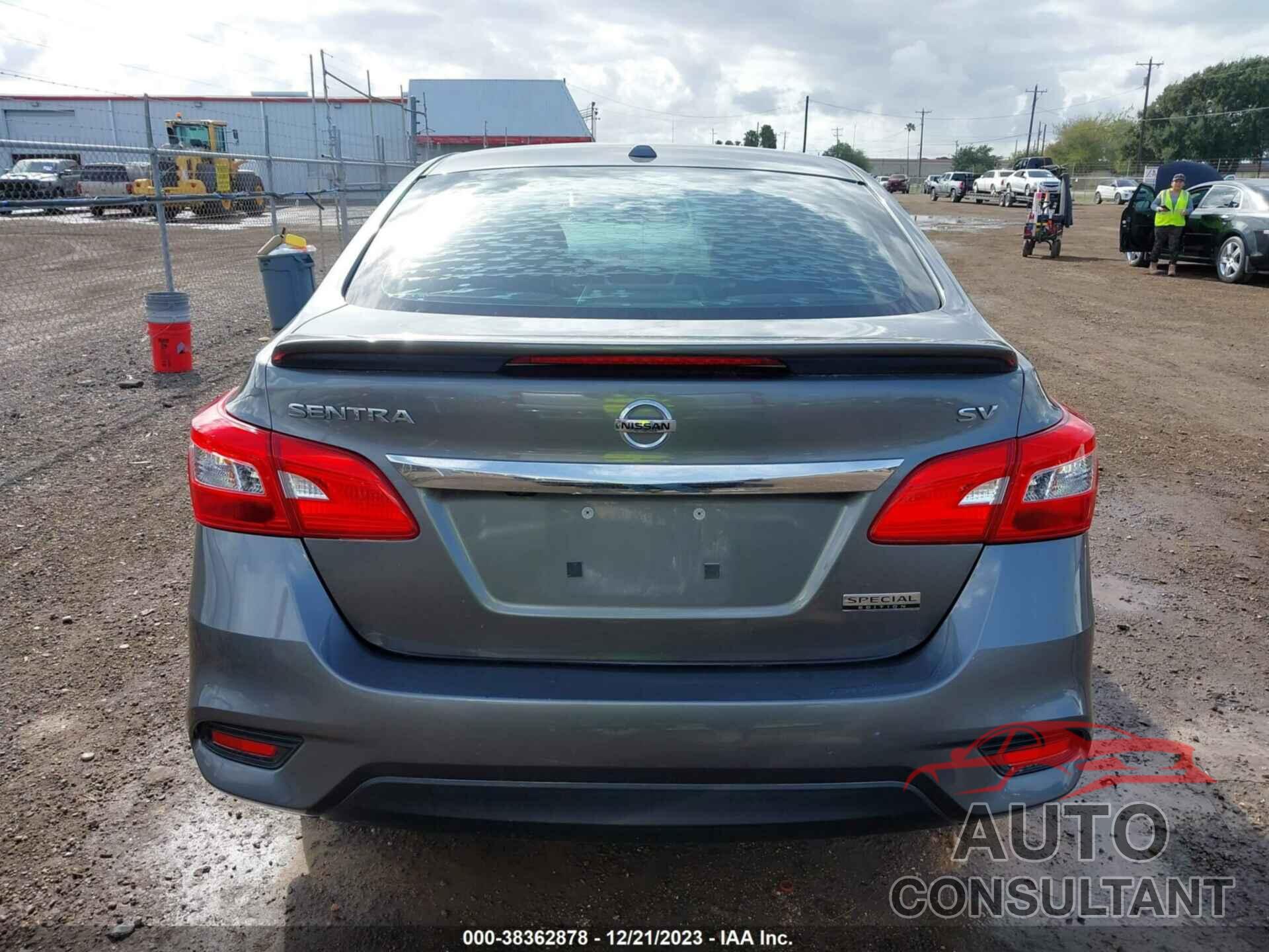 NISSAN SENTRA 2019 - 3N1AB7AP6KY298438