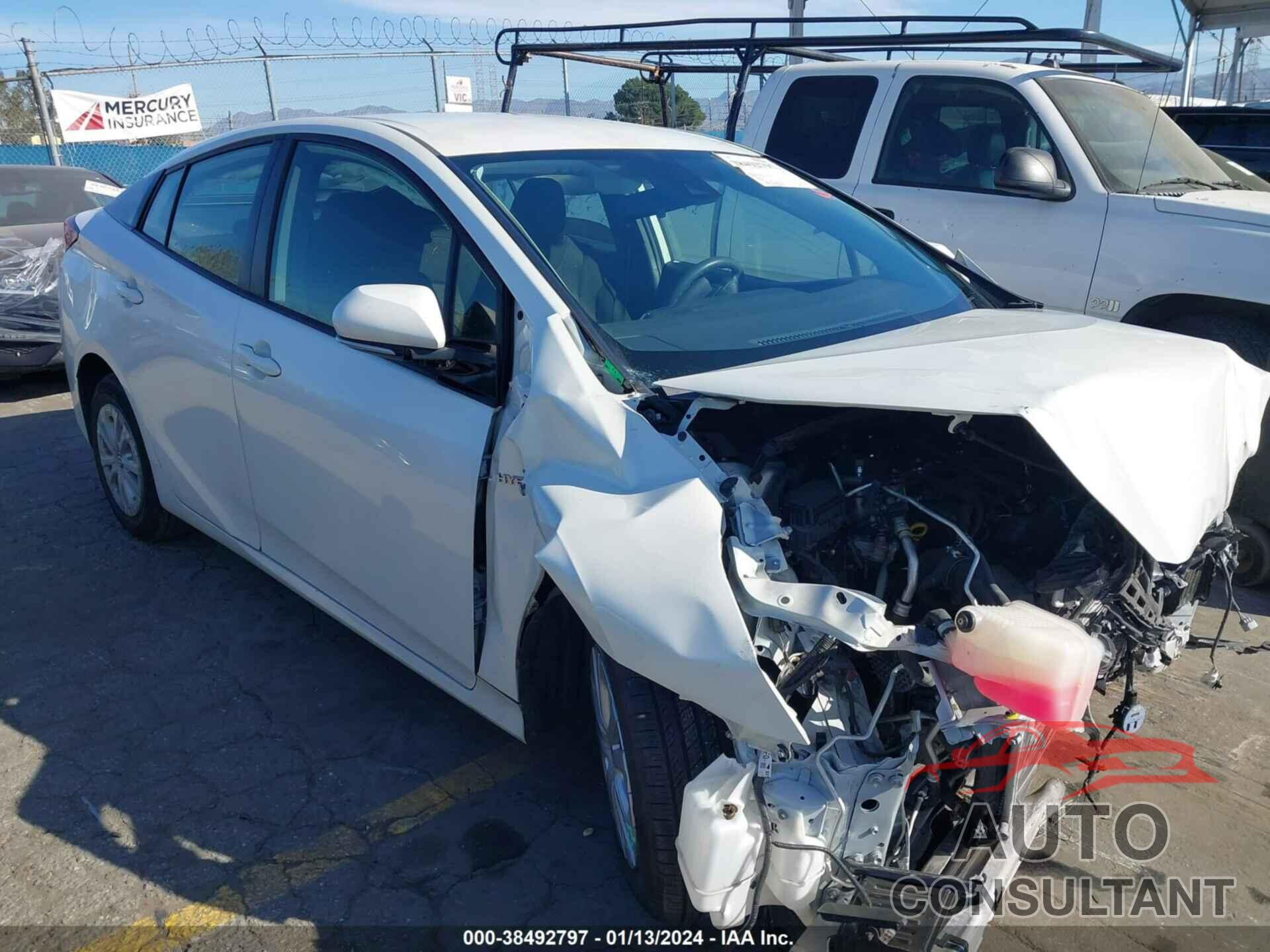 TOYOTA PRIUS 2019 - JTDKARFU3K3083266