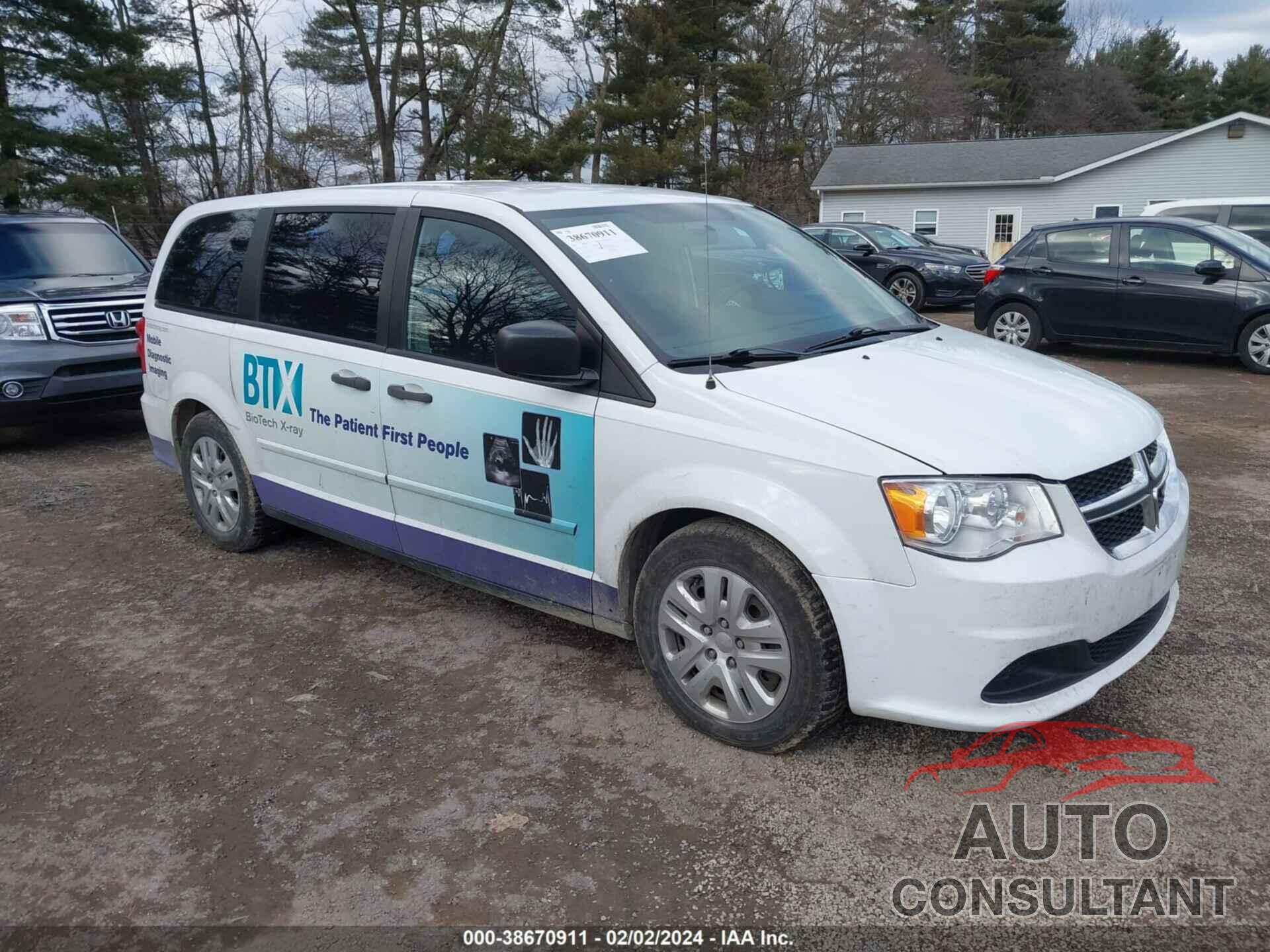 DODGE GRAND CARAVAN 2016 - 2C4RDGBG9GR315717