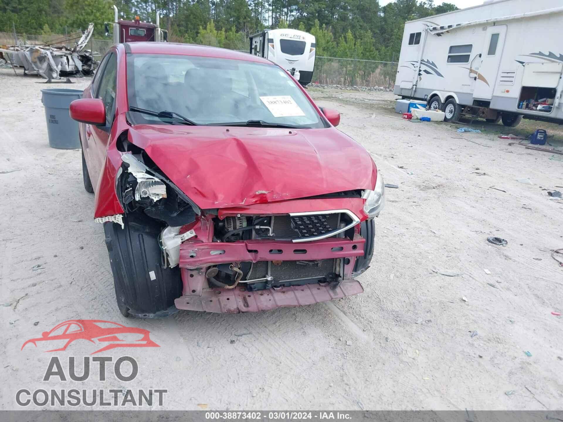 MITSUBISHI MIRAGE 2017 - ML32A3HJ9HH017576