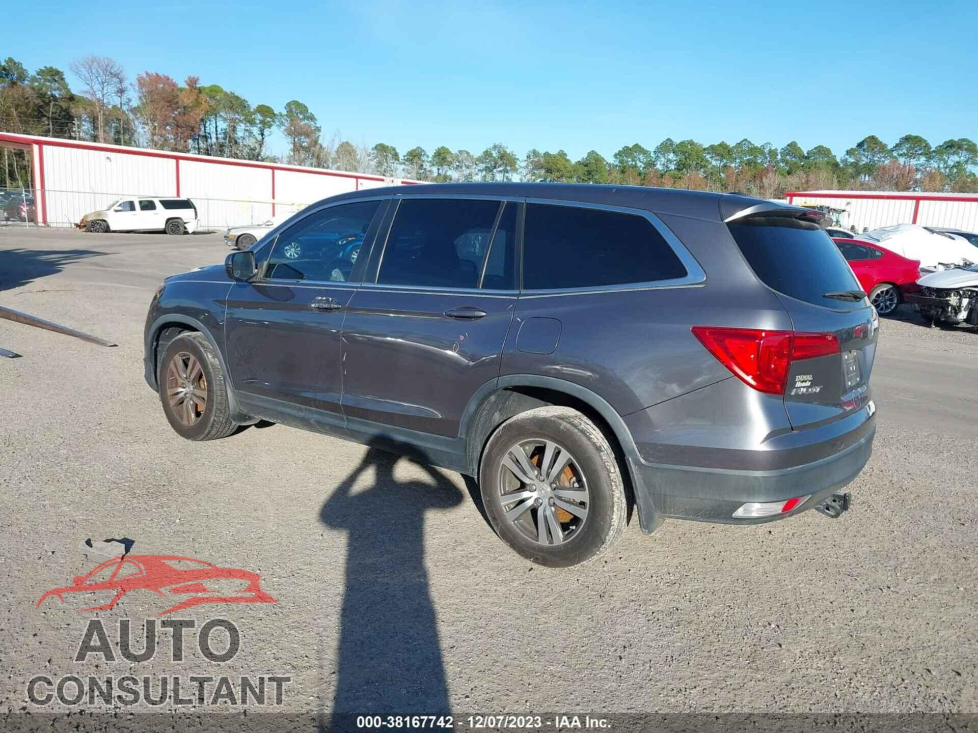 HONDA PILOT 2017 - 5FNYF5H55HB001009