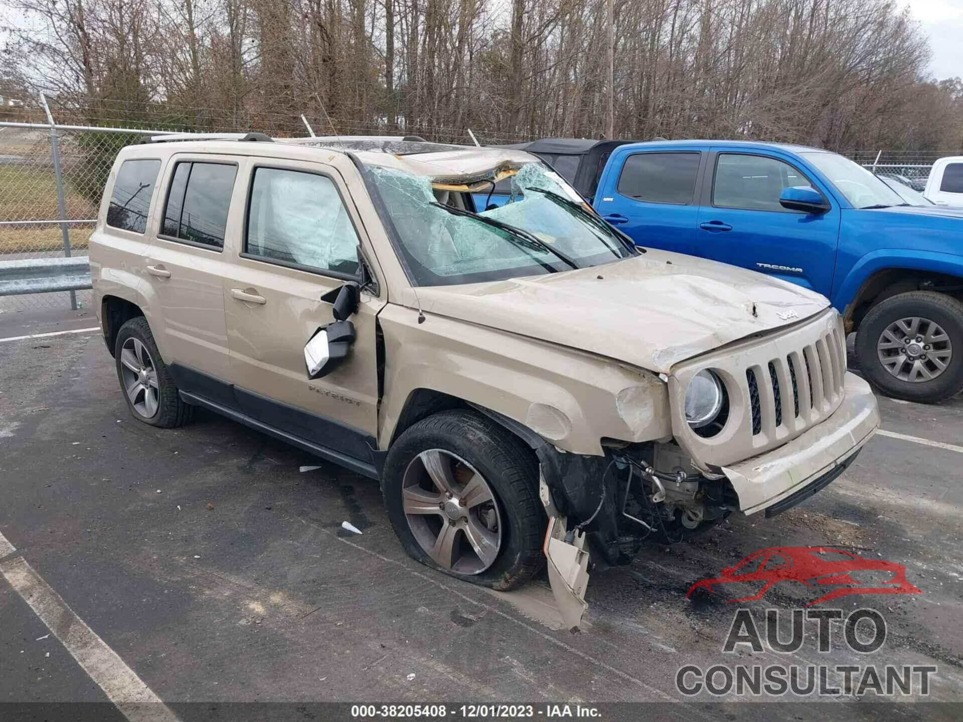 JEEP PATRIOT 2017 - 1C4NJPFA2HD118860