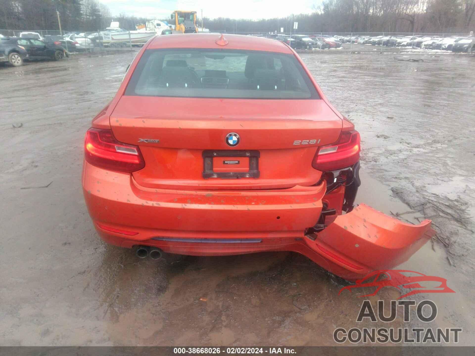 BMW 228I 2016 - WBA1G9C55GV727110