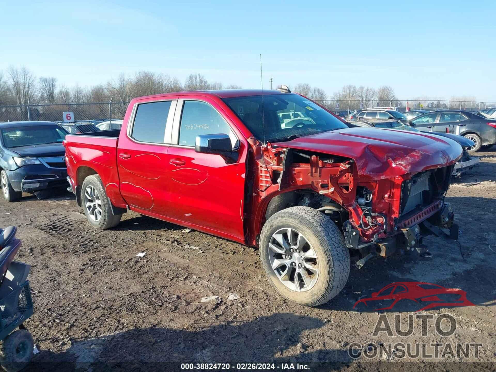 CHEVROLET SILVERADO 1500 2021 - 1GCUYDED6MZ195083