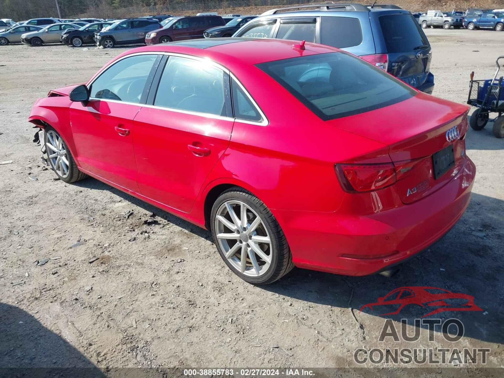 AUDI A3 2016 - WAUE8GFF8G1058958