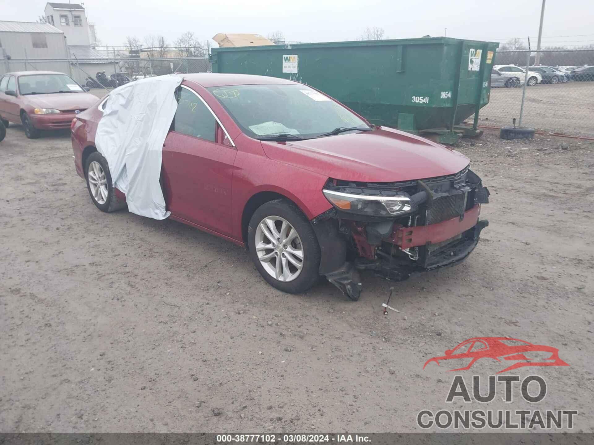 CHEVROLET MALIBU 2017 - 1G1ZE5ST7HF178647