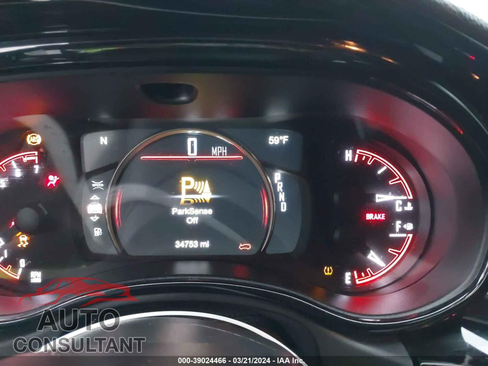 DODGE DURANGO 2021 - 1C4RDHDG4MC758901