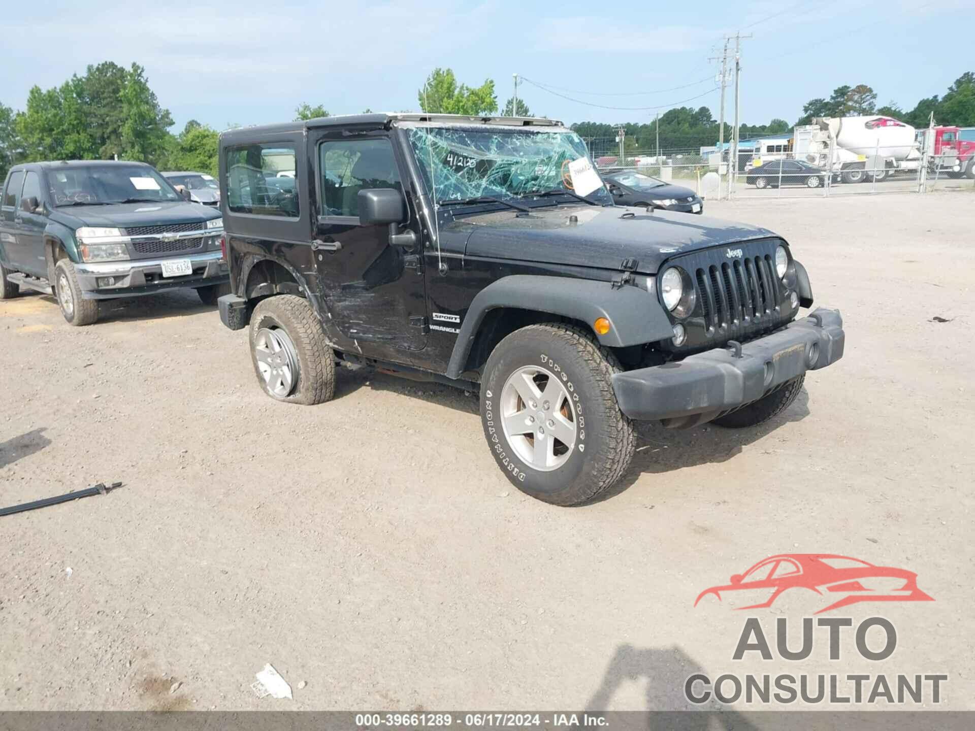 JEEP WRANGLER 2017 - 1C4AJWAGXHL554172