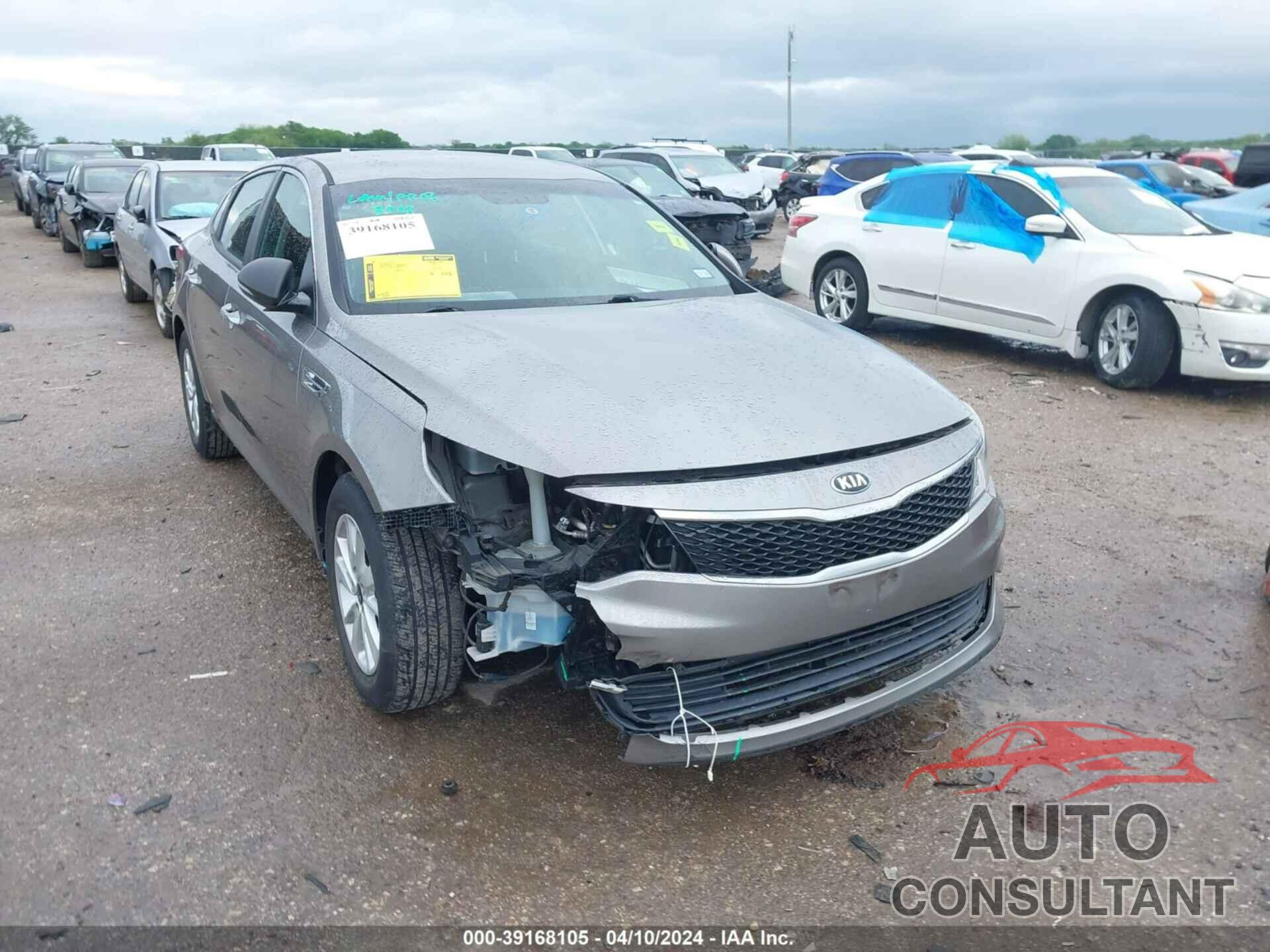 KIA OPTIMA 2016 - 5XXGT4L3XGG101025