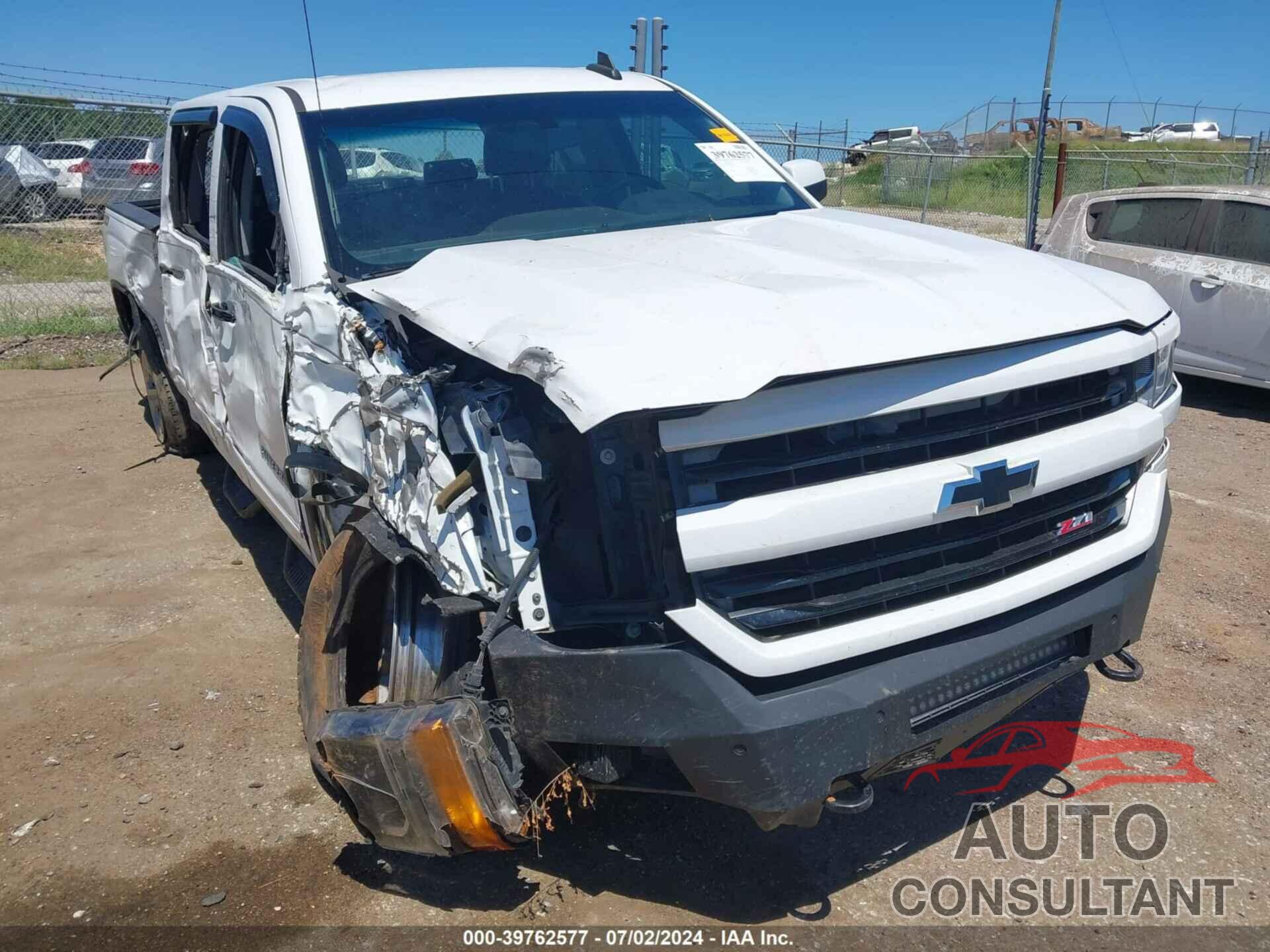 CHEVROLET SILVERADO 1500 2017 - 3GCUKRECXHG245110