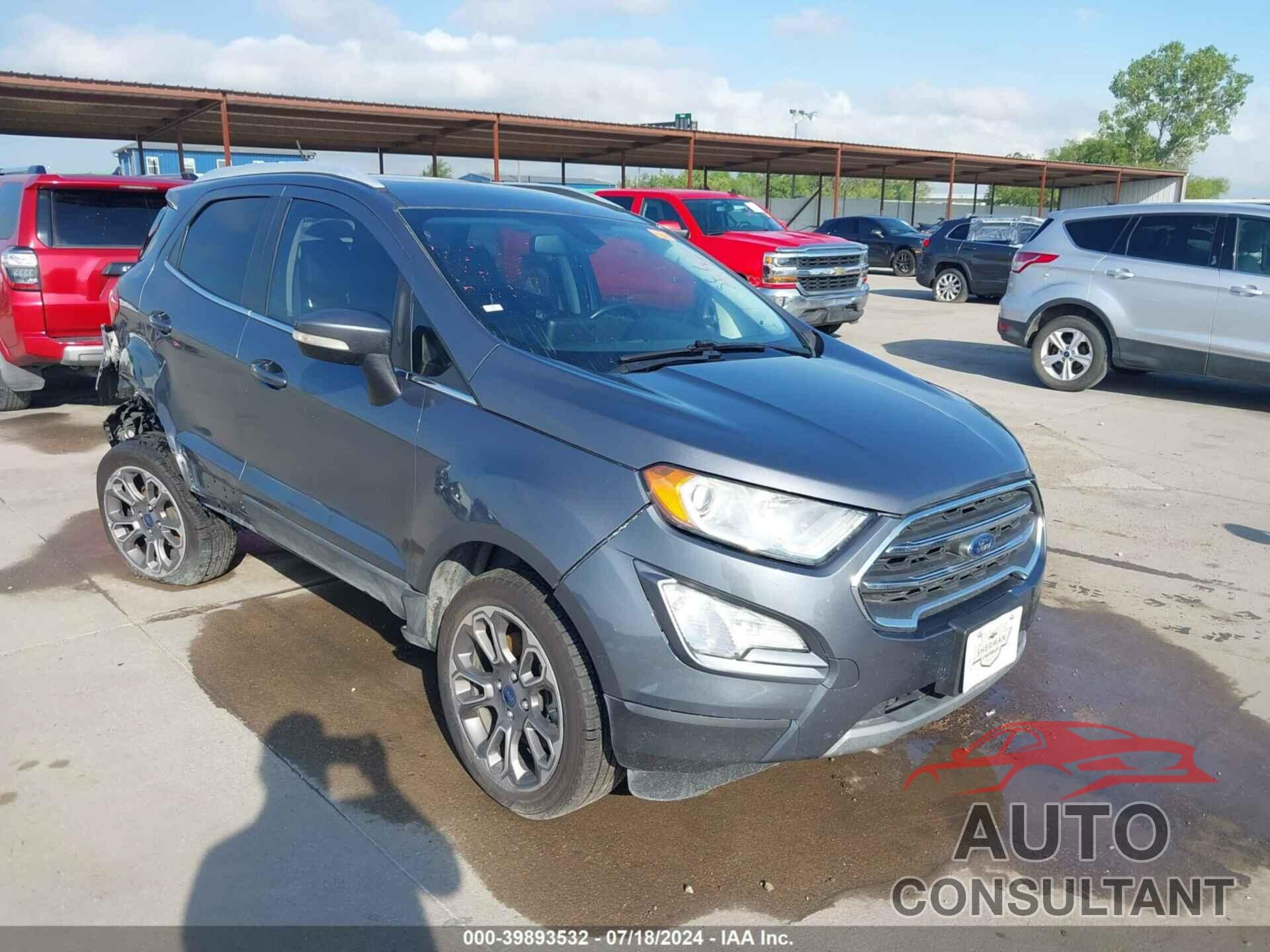 FORD ECOSPORT 2018 - MAJ3P1VE3JC170491