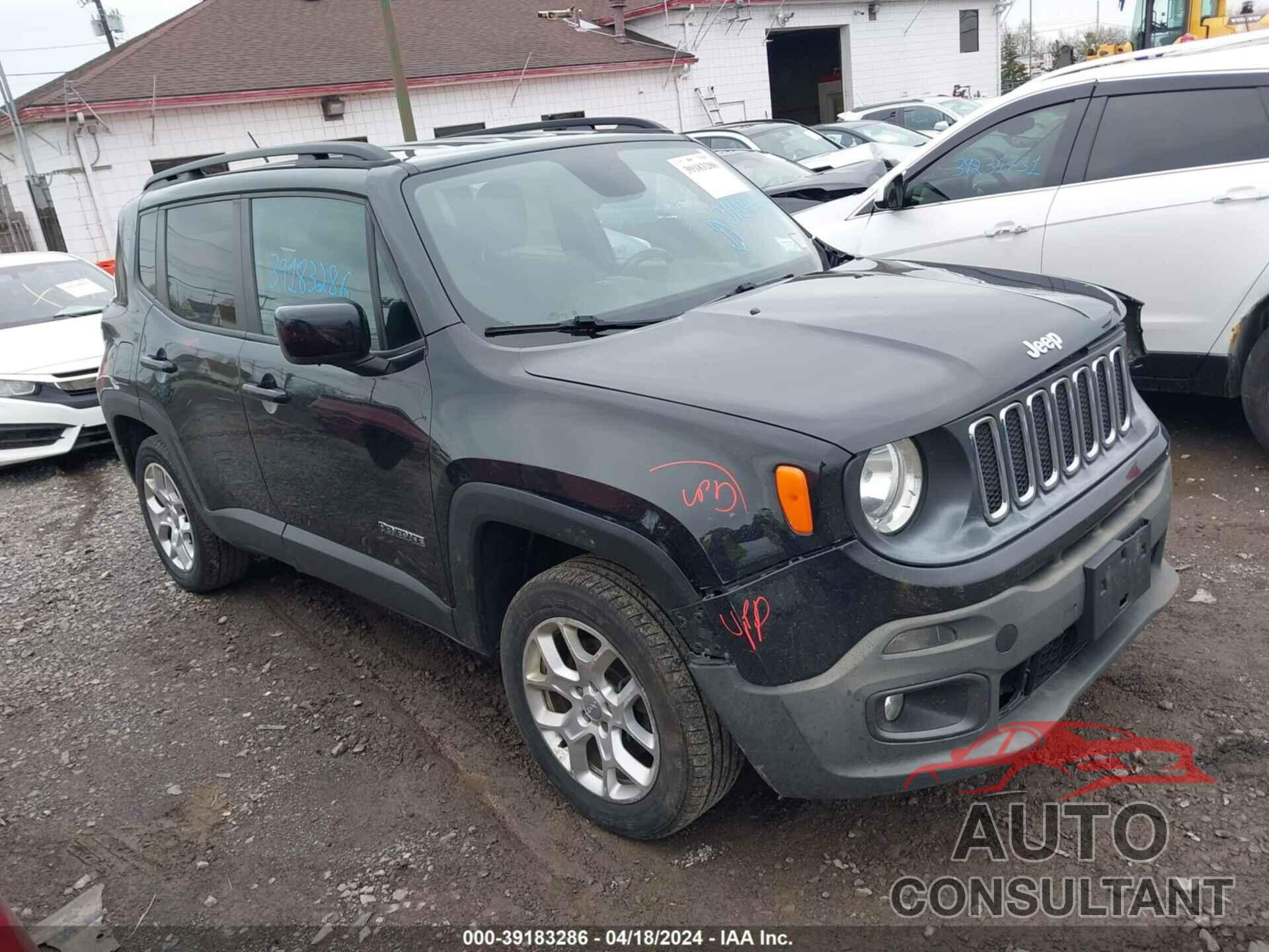 JEEP RENEGADE 2016 - ZACCJBBT6GPD25835