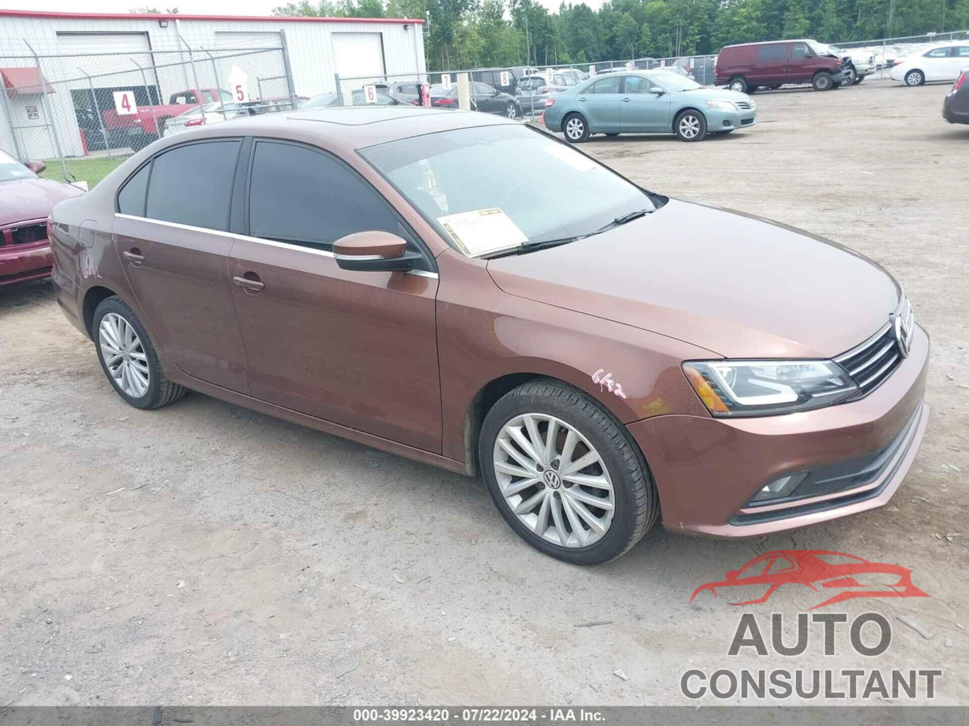 VOLKSWAGEN JETTA 2016 - 3VWL07AJ9GM410703