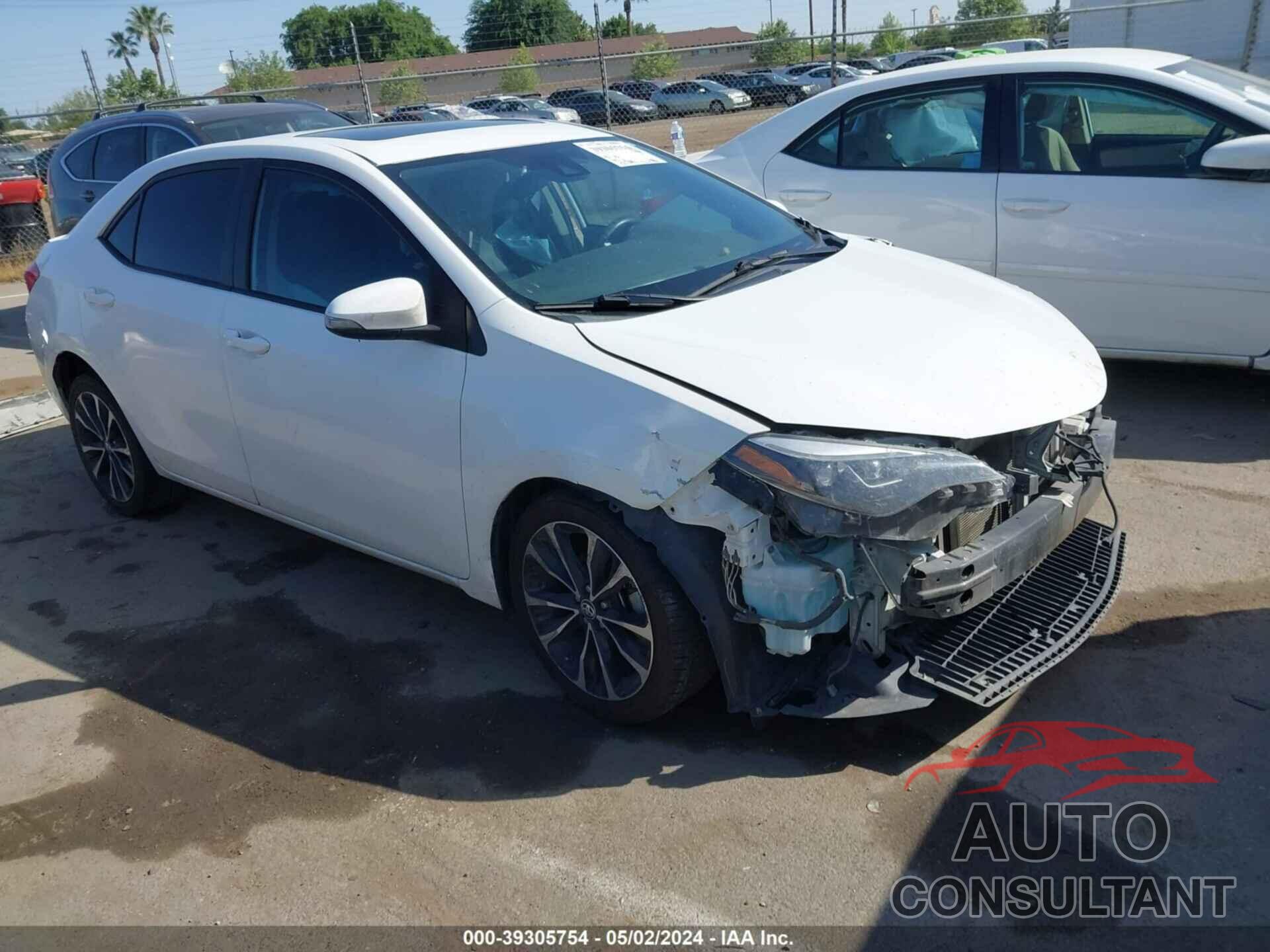 TOYOTA COROLLA 2017 - 2T1BURHE7HC797804