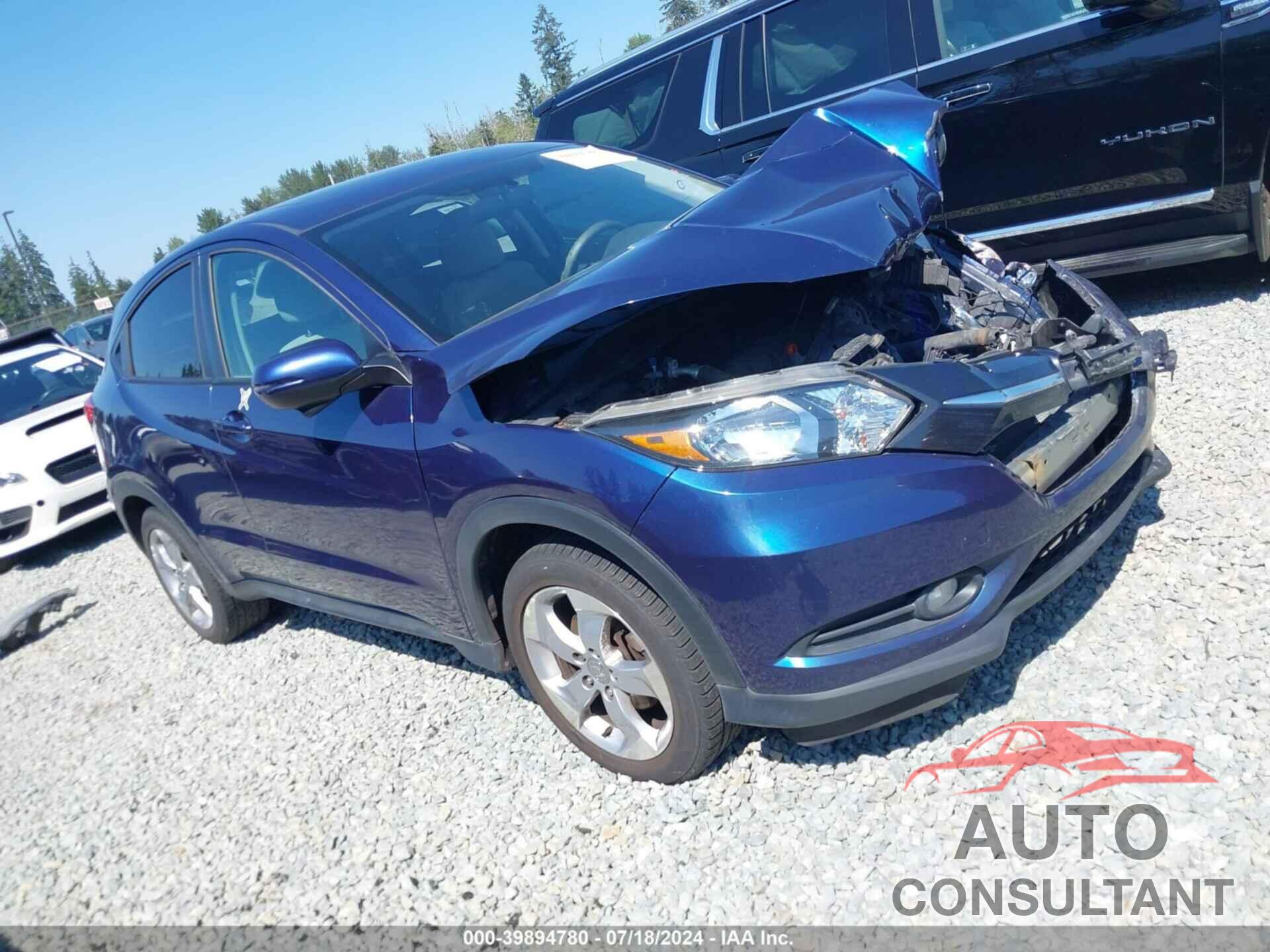 HONDA HR-V 2016 - 3CZRU6H59GM716962