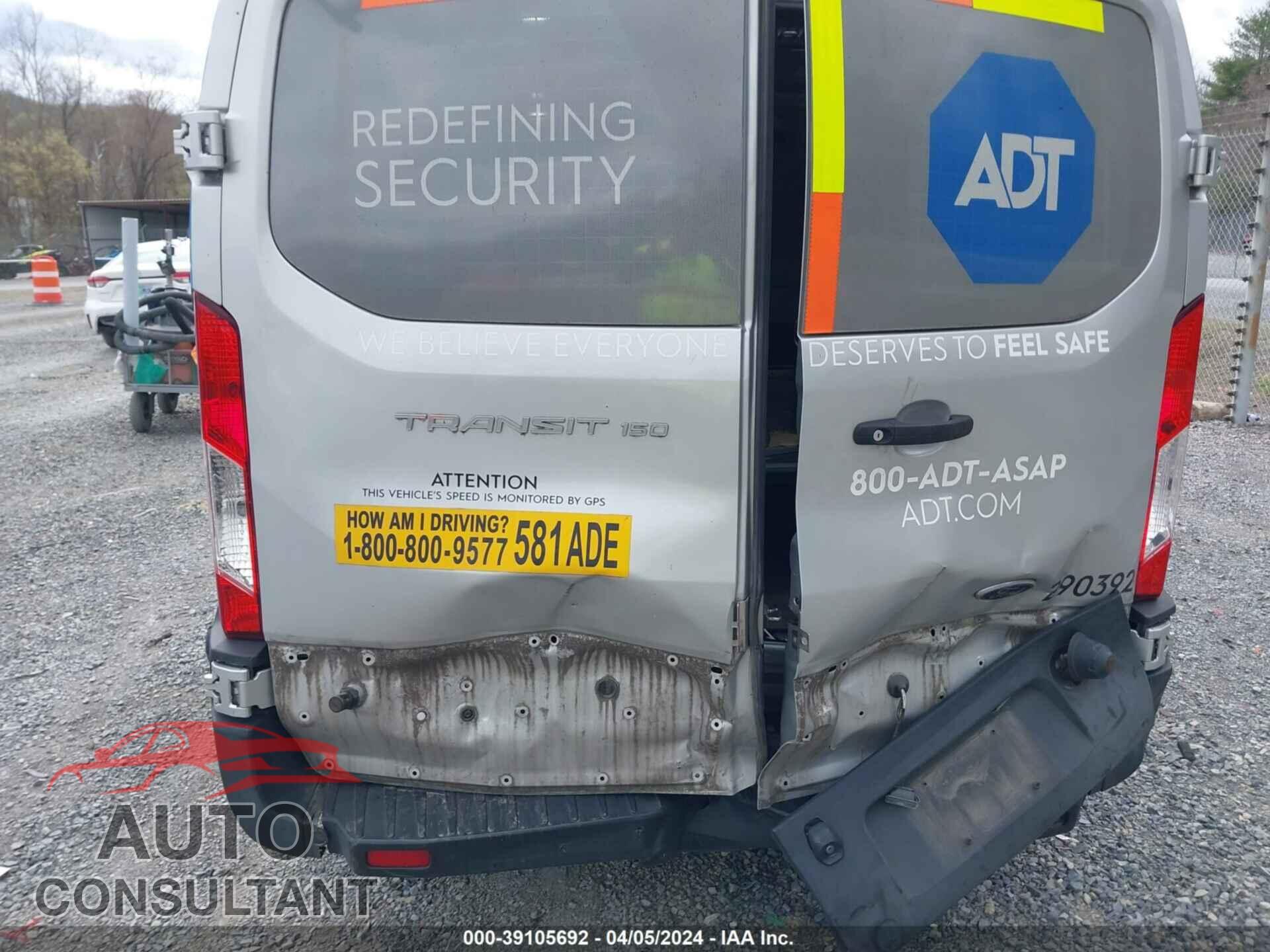 FORD TRANSIT-150 2019 - 1FTYE2YM9KKA50376
