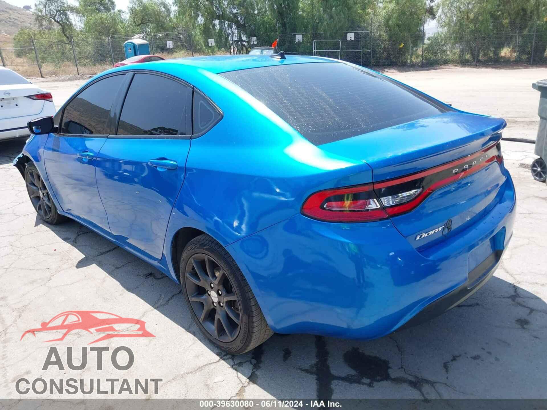 DODGE DART 2016 - 1C3CDFAA4GD555567