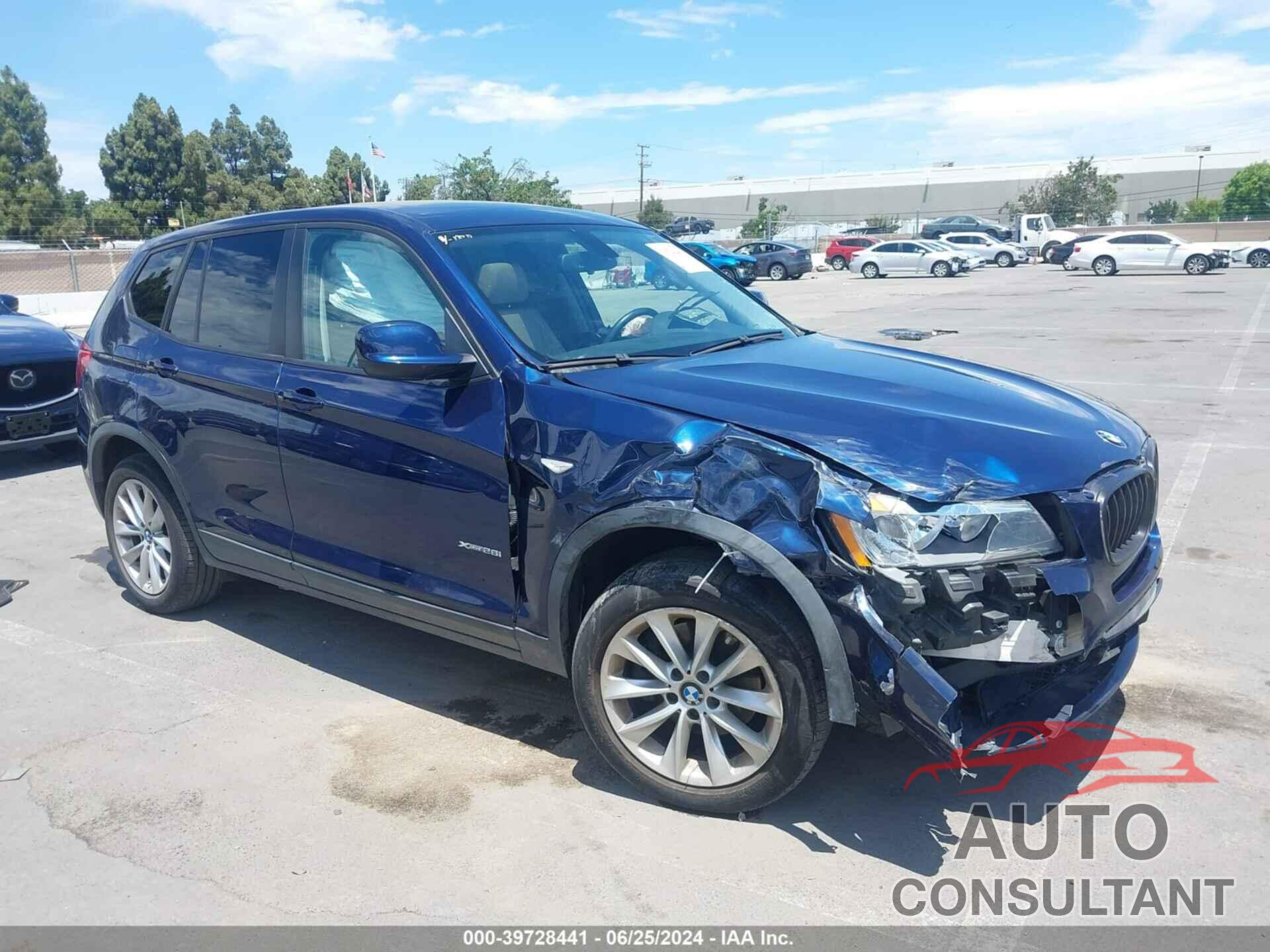 BMW X3 2013 - 5UXWX9C51D0A14997