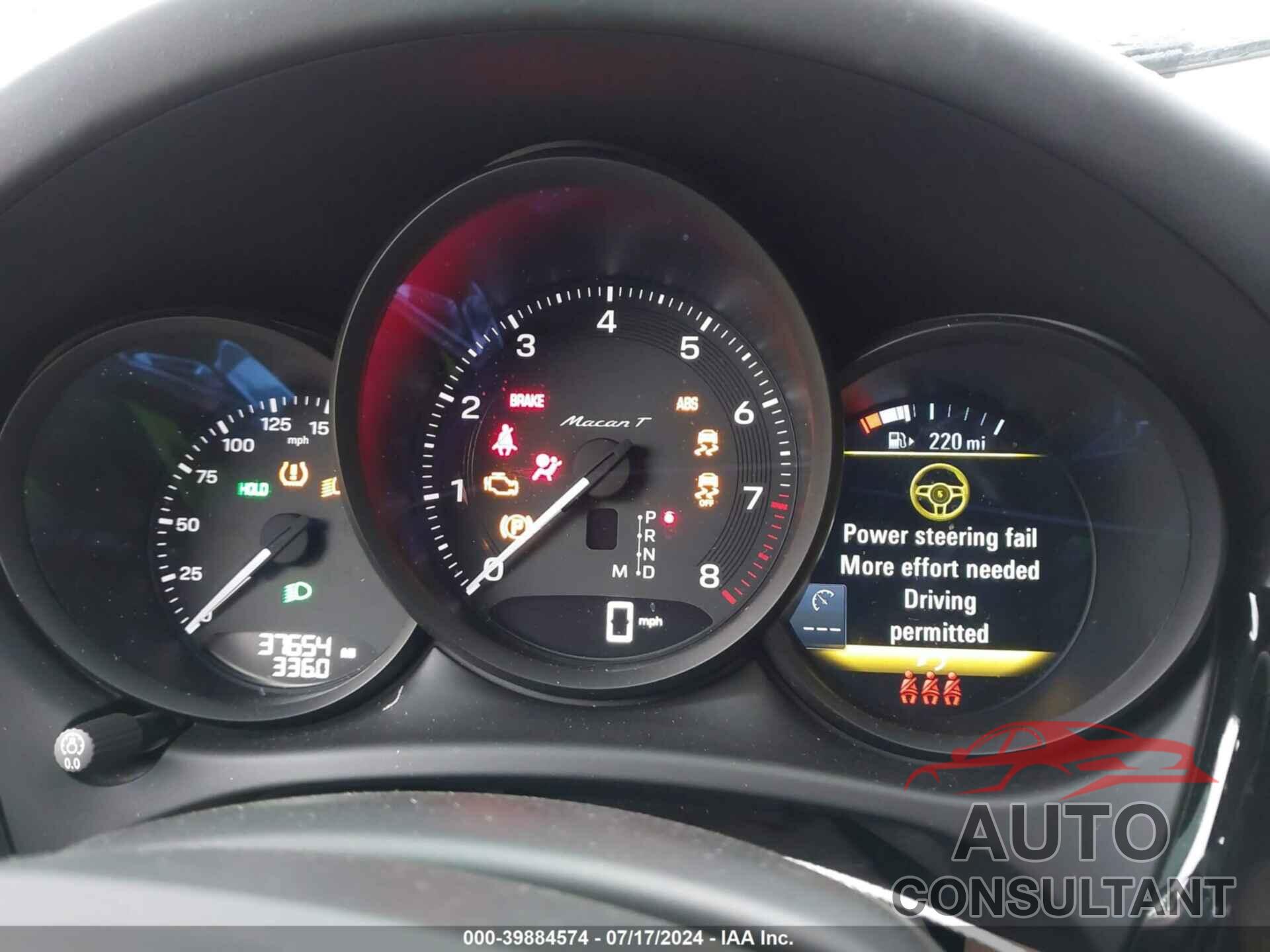PORSCHE MACAN 2023 - WP1AA2A56PLB00666