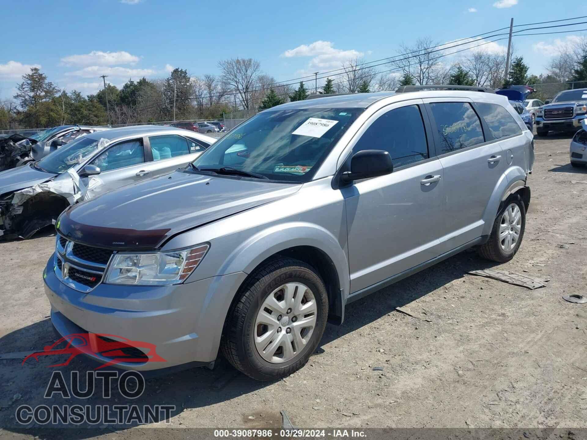 DODGE JOURNEY 2017 - 3C4PDCAB7HT545292