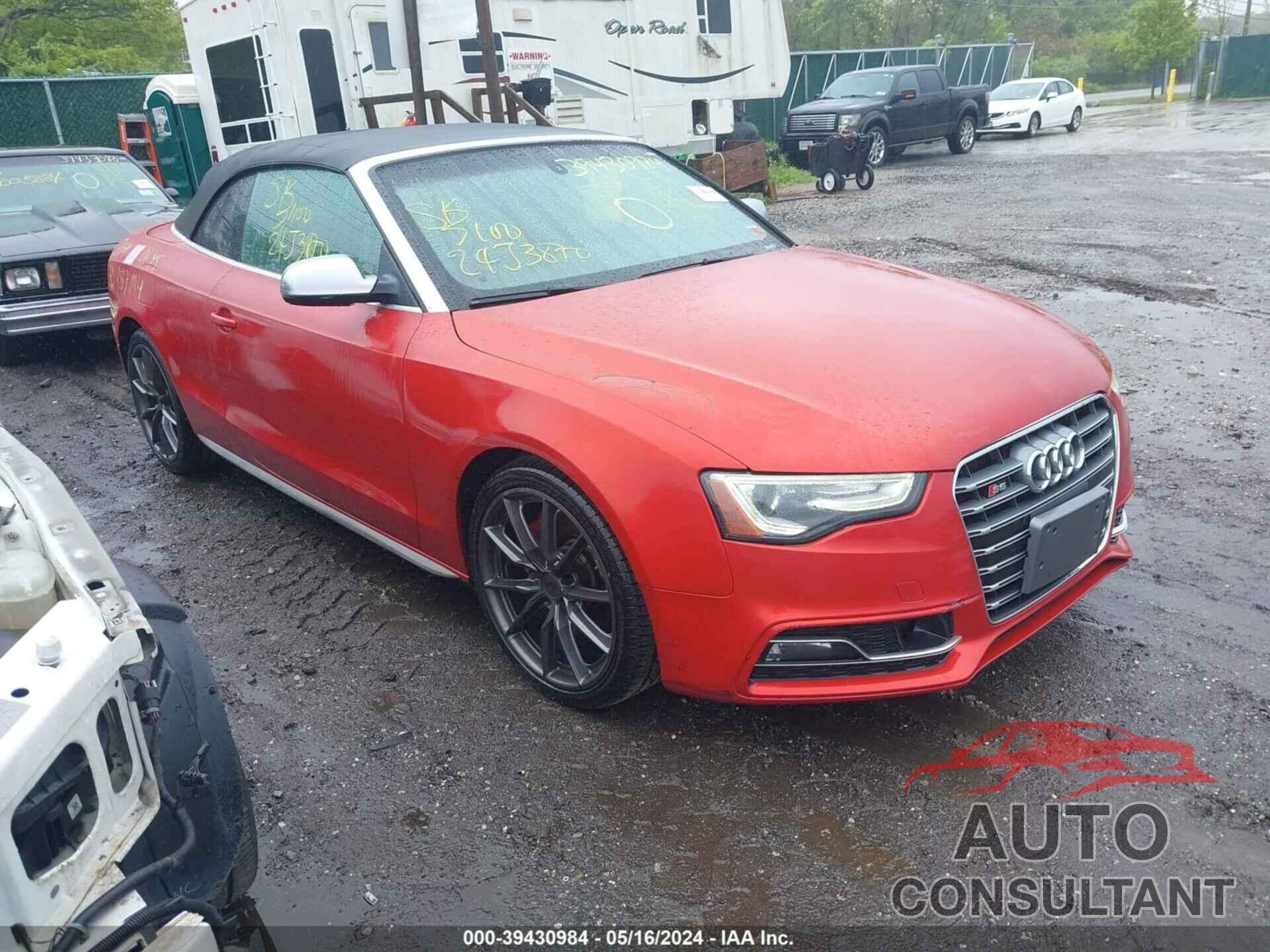 AUDI S5 2016 - WAUV4AFH7GN003128