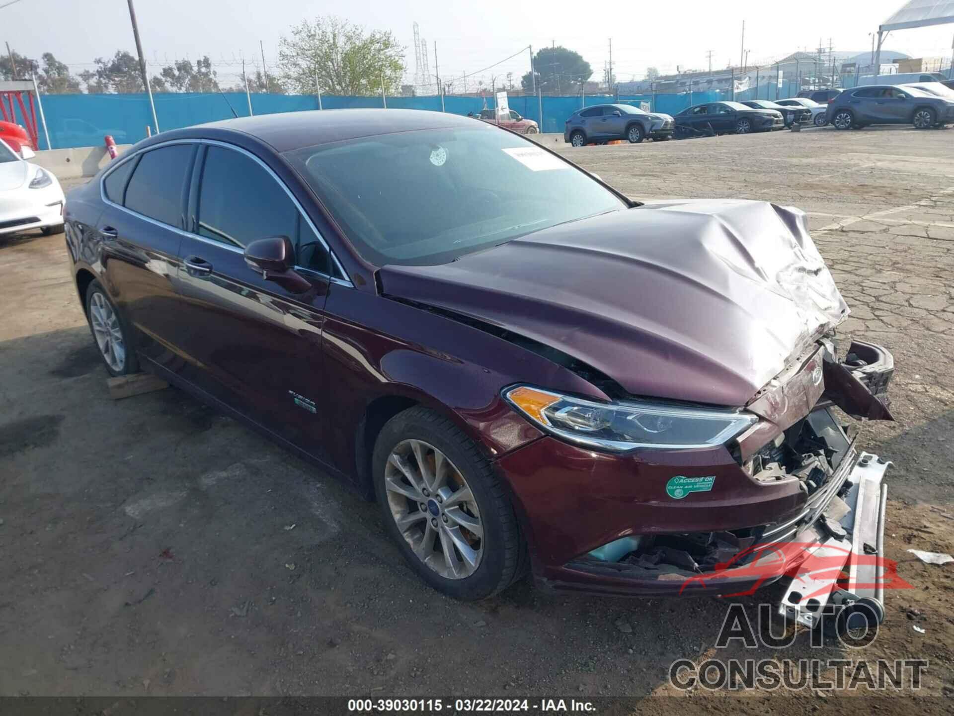 FORD FUSION ENERGI 2017 - 3FA6P0PU9HR180255