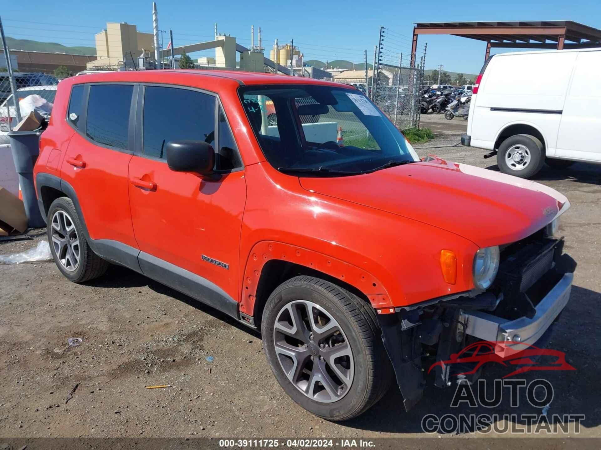 JEEP RENEGADE 2017 - ZACCJAAB4HPE85636