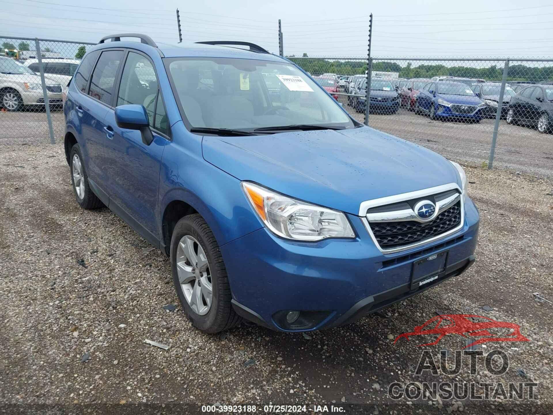 SUBARU FORESTER 2016 - JF2SJAGC9GH425435